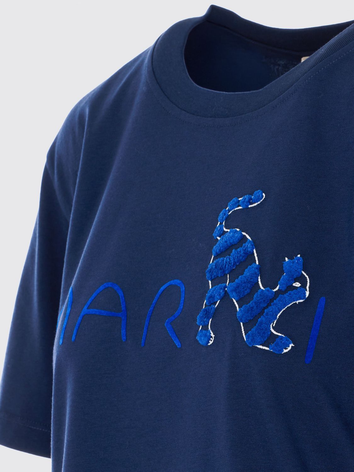 Marni Marni T-Shirt Woman Blue Size S / US 4 / IT 40 - 4 Thumbnail