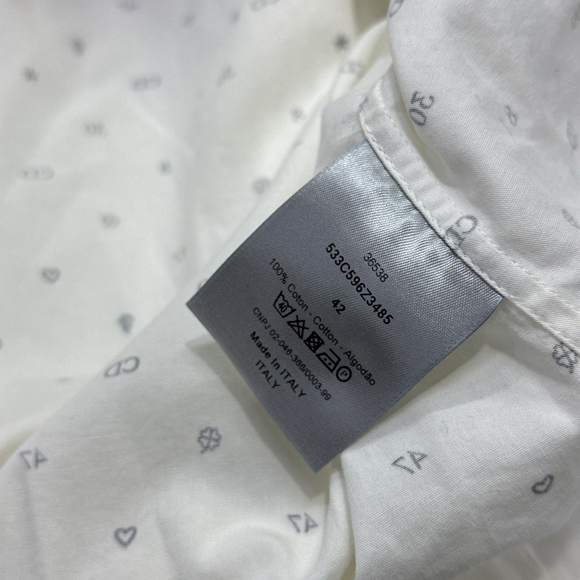 Dior Dior Monogram Print Button Up Shirt Size 42 Size US XS / EU 42 / 0 - 3 Thumbnail