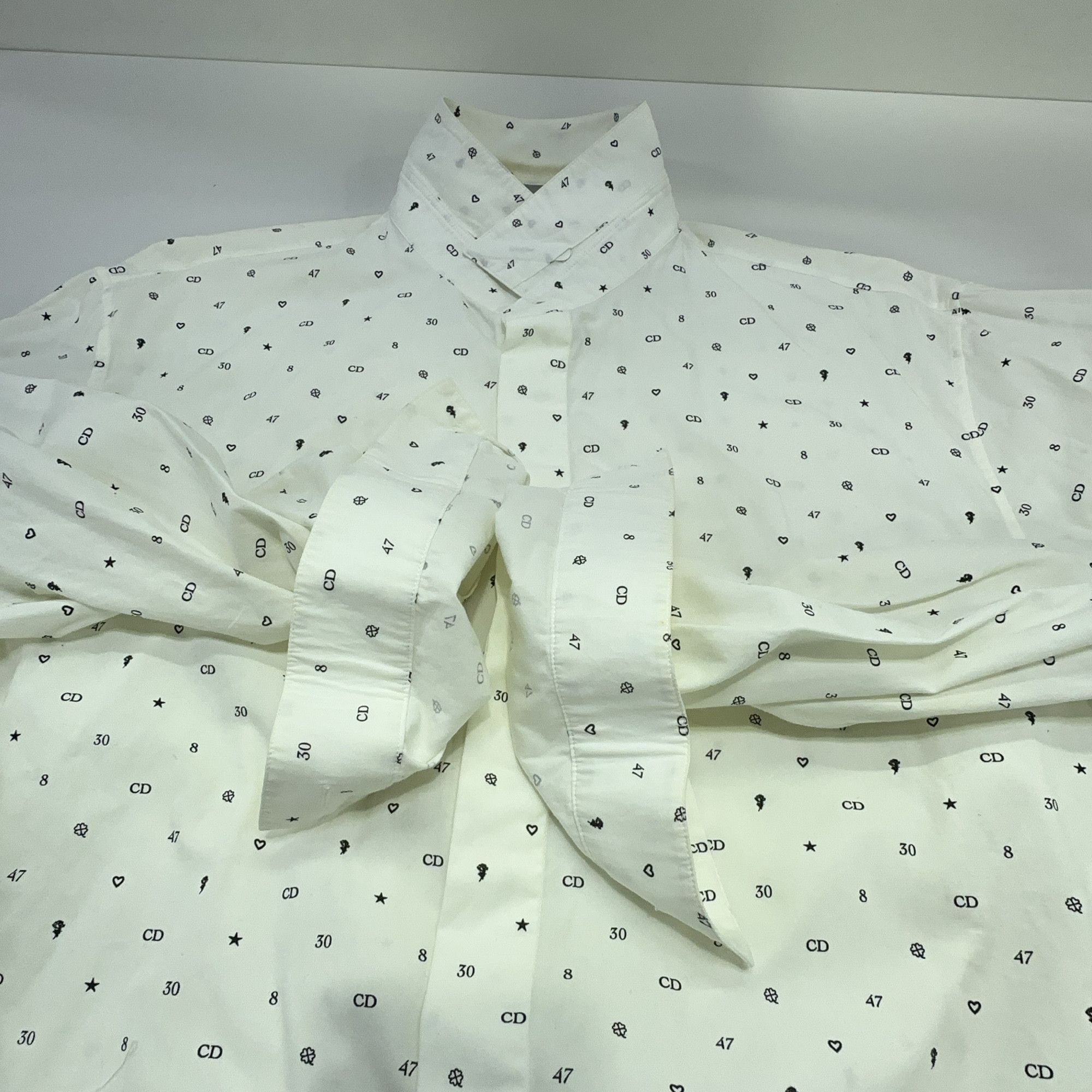 Dior Dior Monogram Print Button Up Shirt Size 42 Size US XS / EU 42 / 0 - 8 Thumbnail