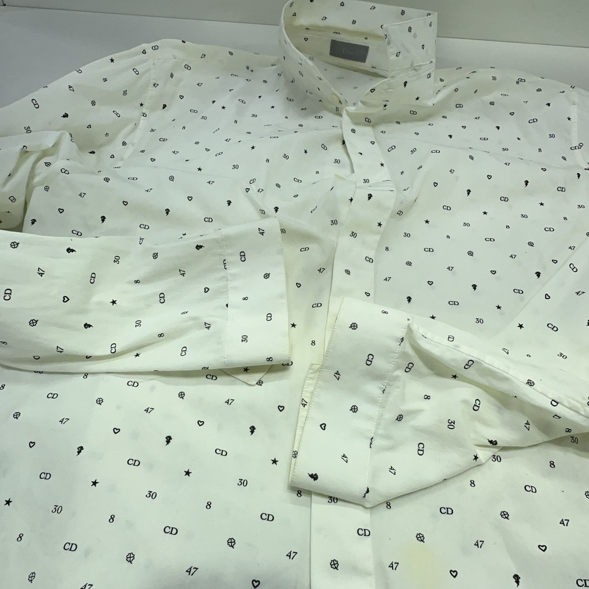 Dior Dior Monogram Print Button Up Shirt Size 42 Size US XS / EU 42 / 0 - 9 Thumbnail