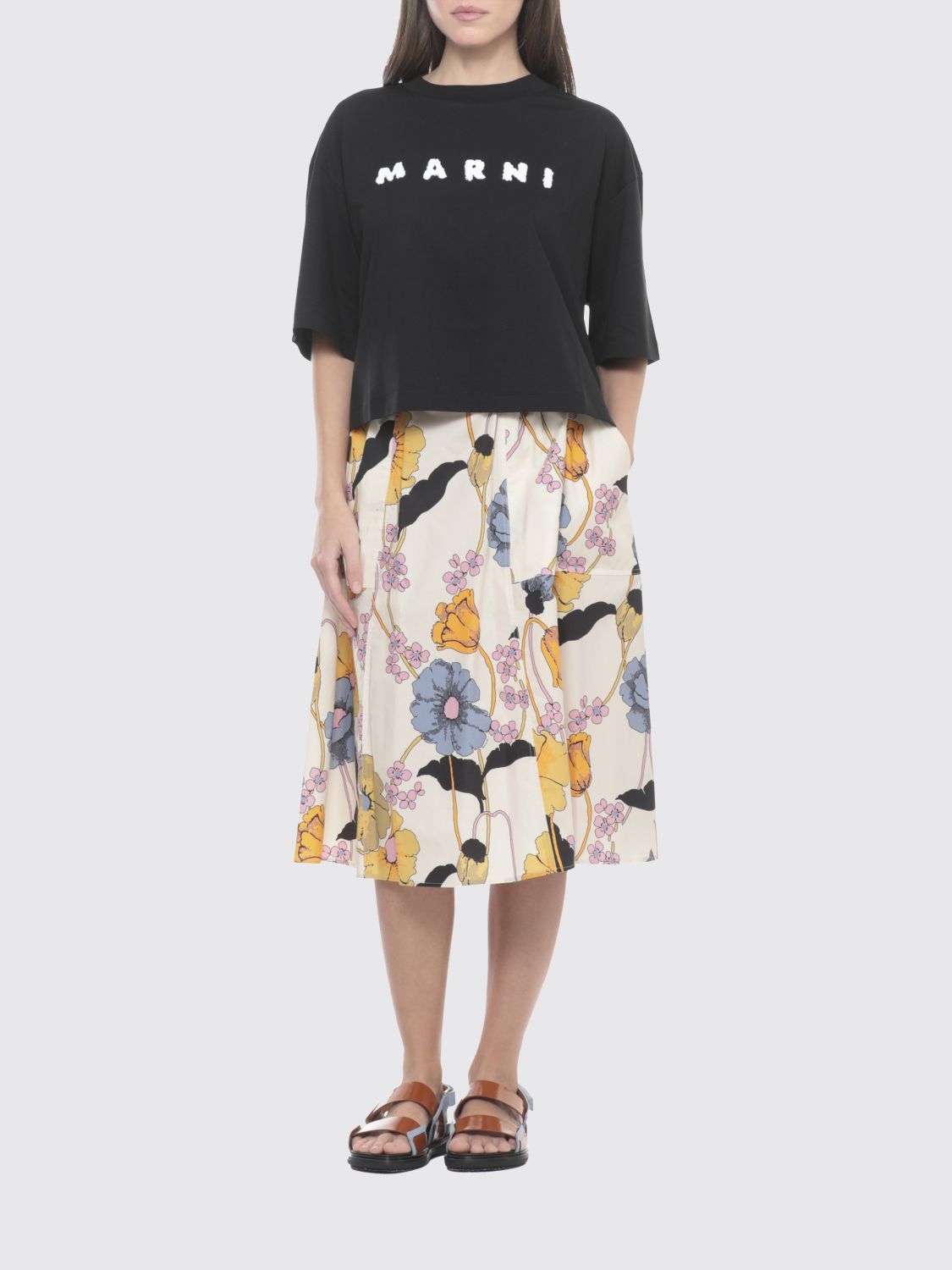 Marni Marni T-Shirt Woman Black Size M / US 6-8 / IT 42-44 - 2 Thumbnail