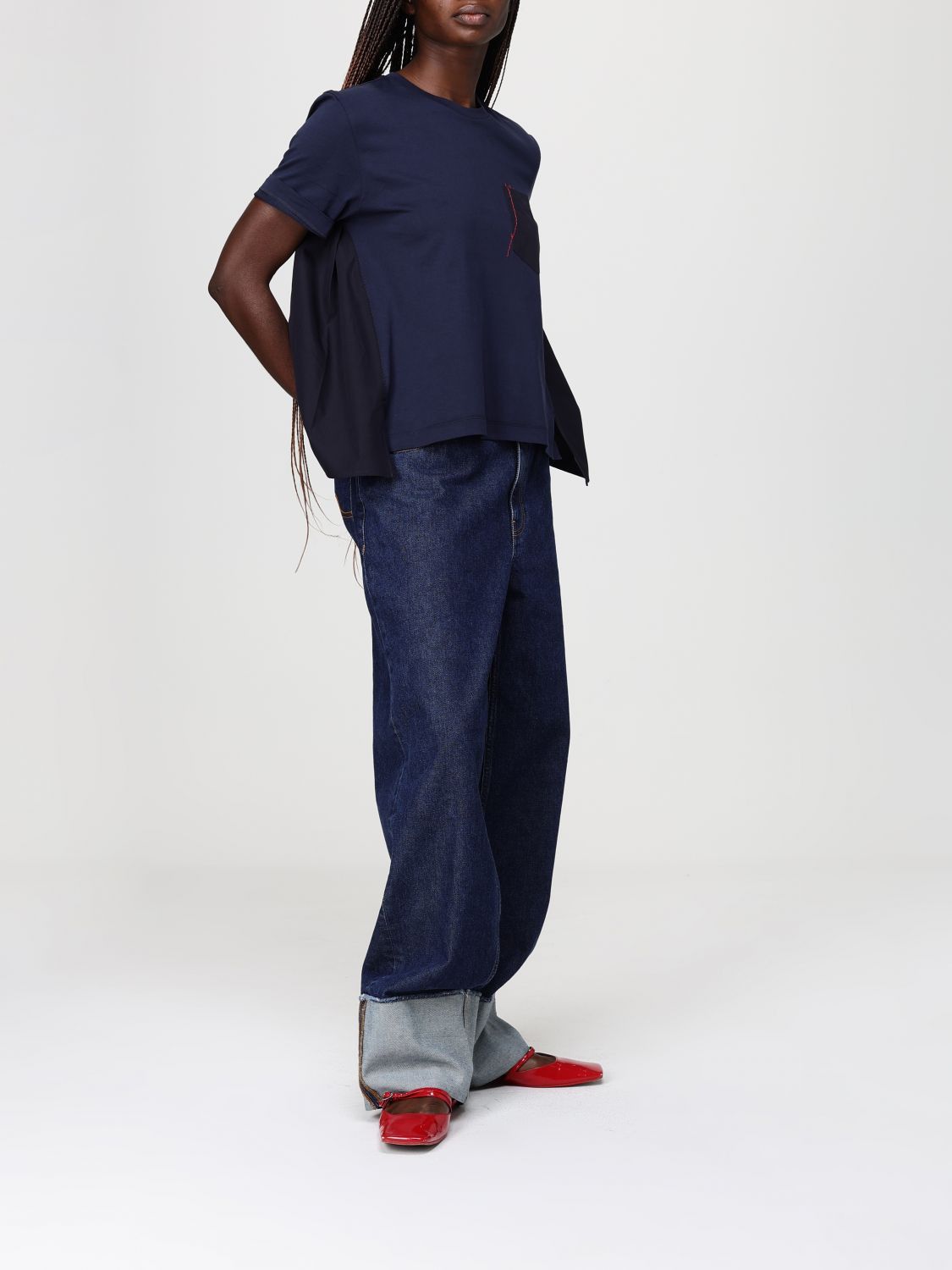 Marni Marni T-Shirt Woman Blue Size M / US 6-8 / IT 42-44 - 2 Thumbnail