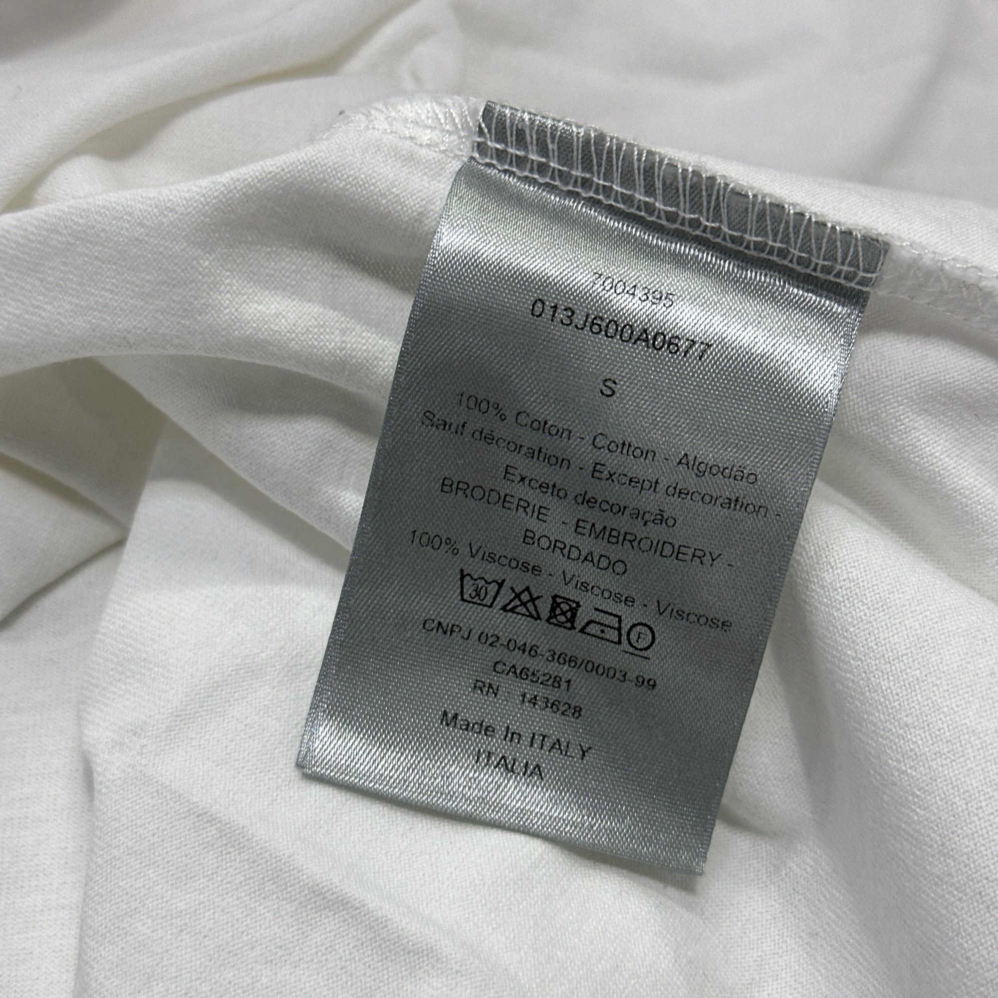 Dior Dior CD Logo Embroidered T-Shirt US S Size US S / EU 44-46 / 1 - 3 Thumbnail