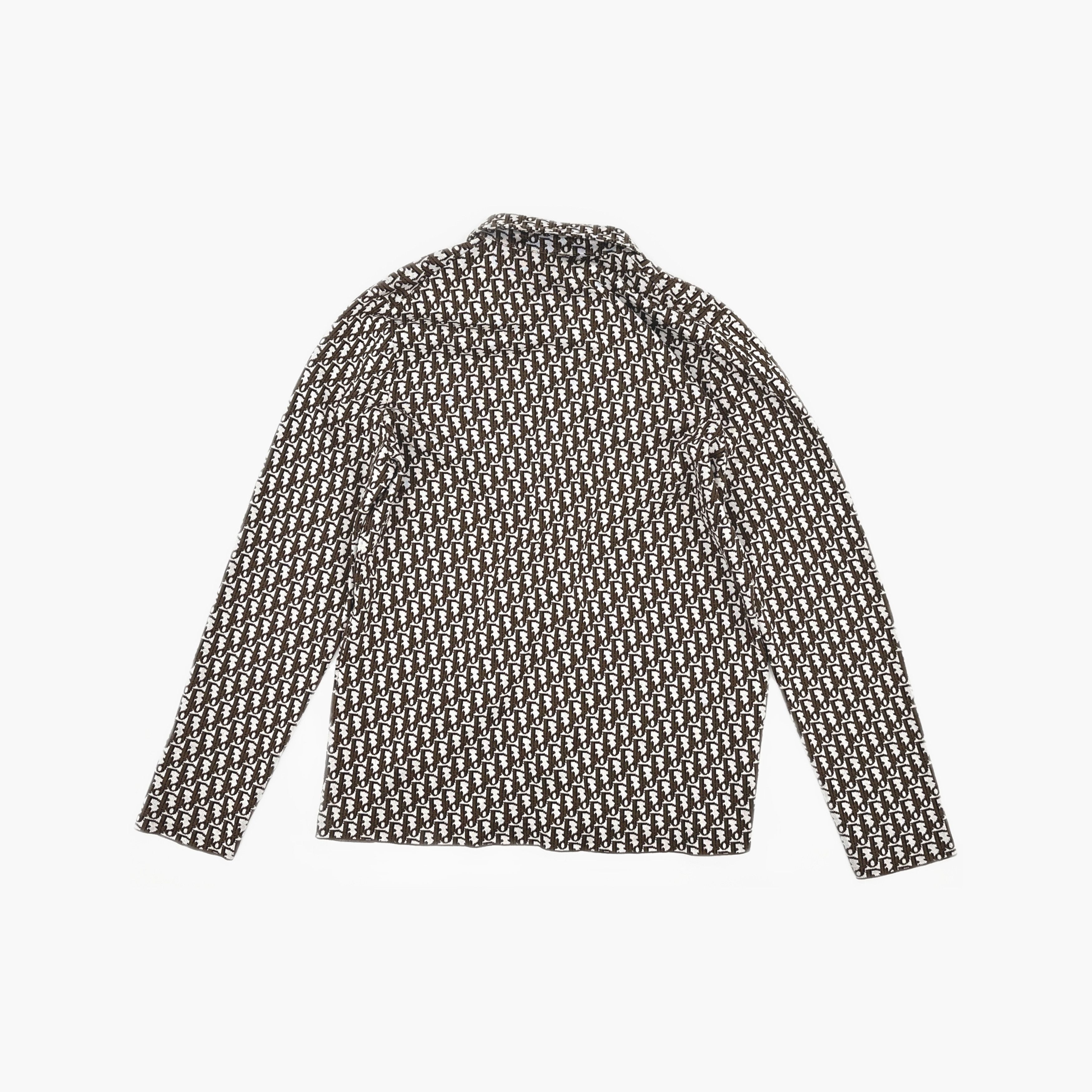 Dior Dior Oblique Monogram Button Up Shirt Size L Size US L / EU 52-54 / 3 - 2 Thumbnail