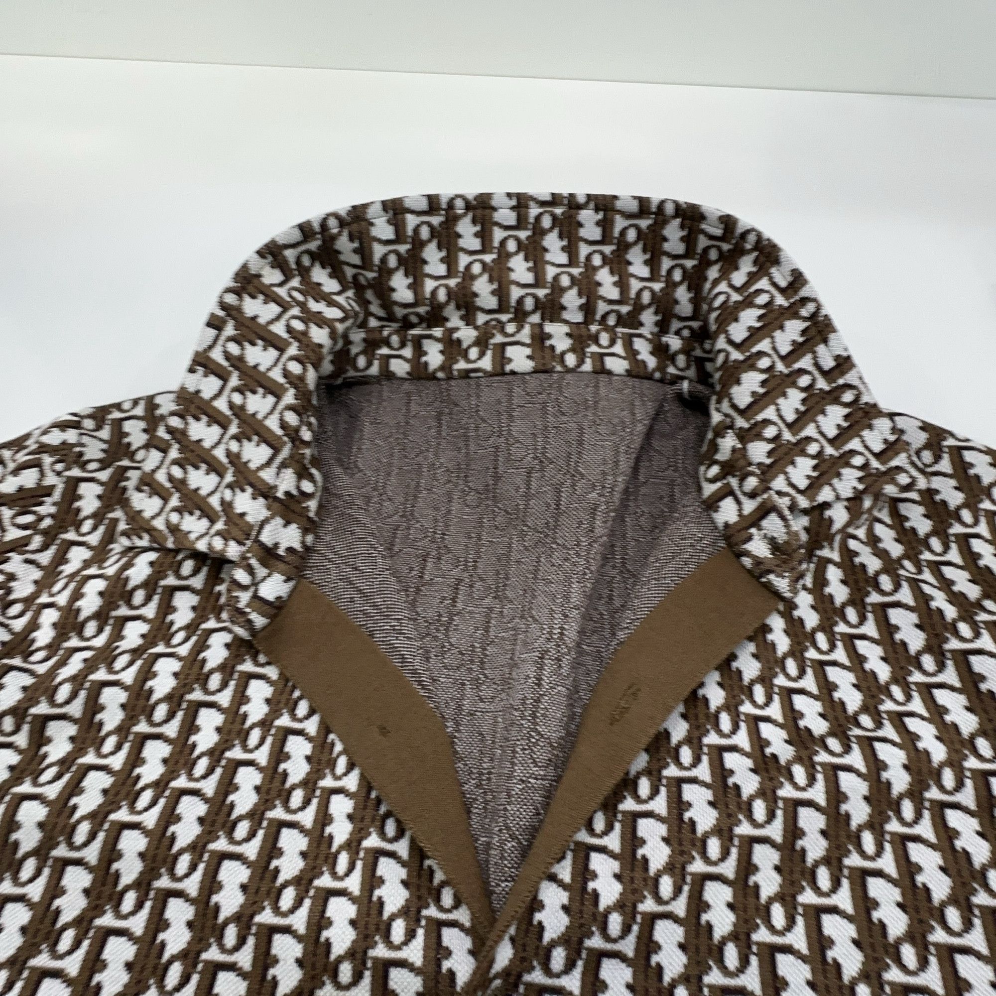 Dior Dior Oblique Monogram Button Up Shirt Size L Size US L / EU 52-54 / 3 - 6 Thumbnail