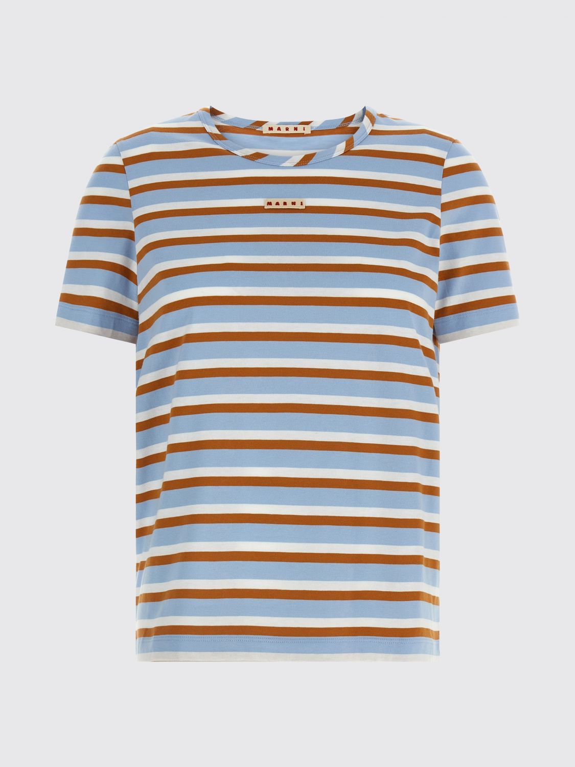 Marni Marni T-Shirt Woman Blue Size XS / US 0-2 / IT 36-38 - 2 Thumbnail