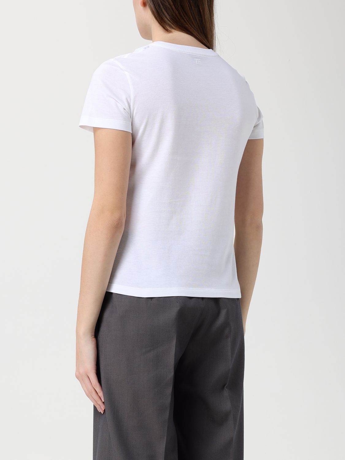 Tom Ford Tom Ford T-Shirt Woman White Size XS / US 0-2 / IT 36-38 - 2 Thumbnail