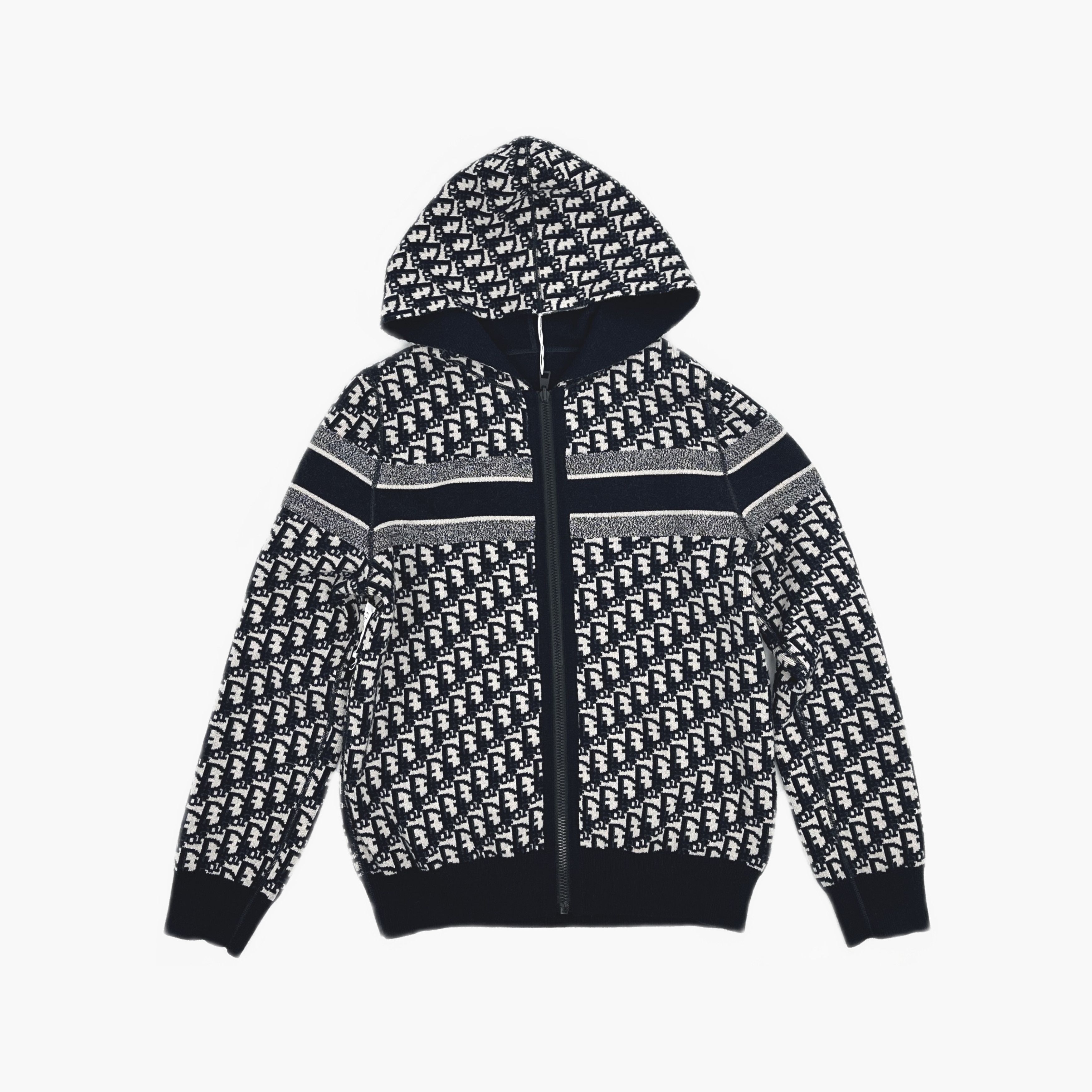 Dior Dior Oblique Reversible Cashmere Hoodie F42 Size M / US 6-8 / IT 42-44 - 3 Thumbnail
