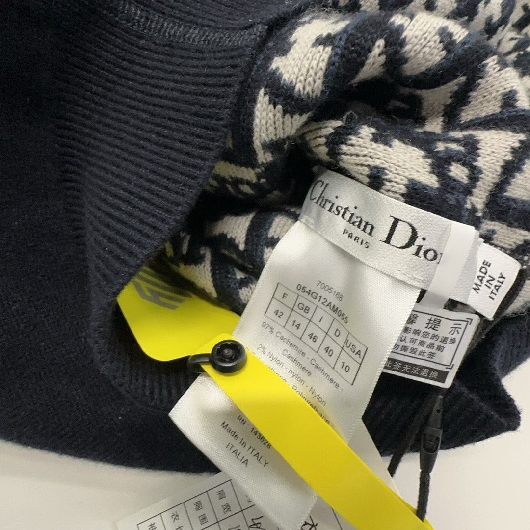 Dior Dior Oblique Reversible Cashmere Hoodie F42 Size M / US 6-8 / IT 42-44 - 5 Thumbnail