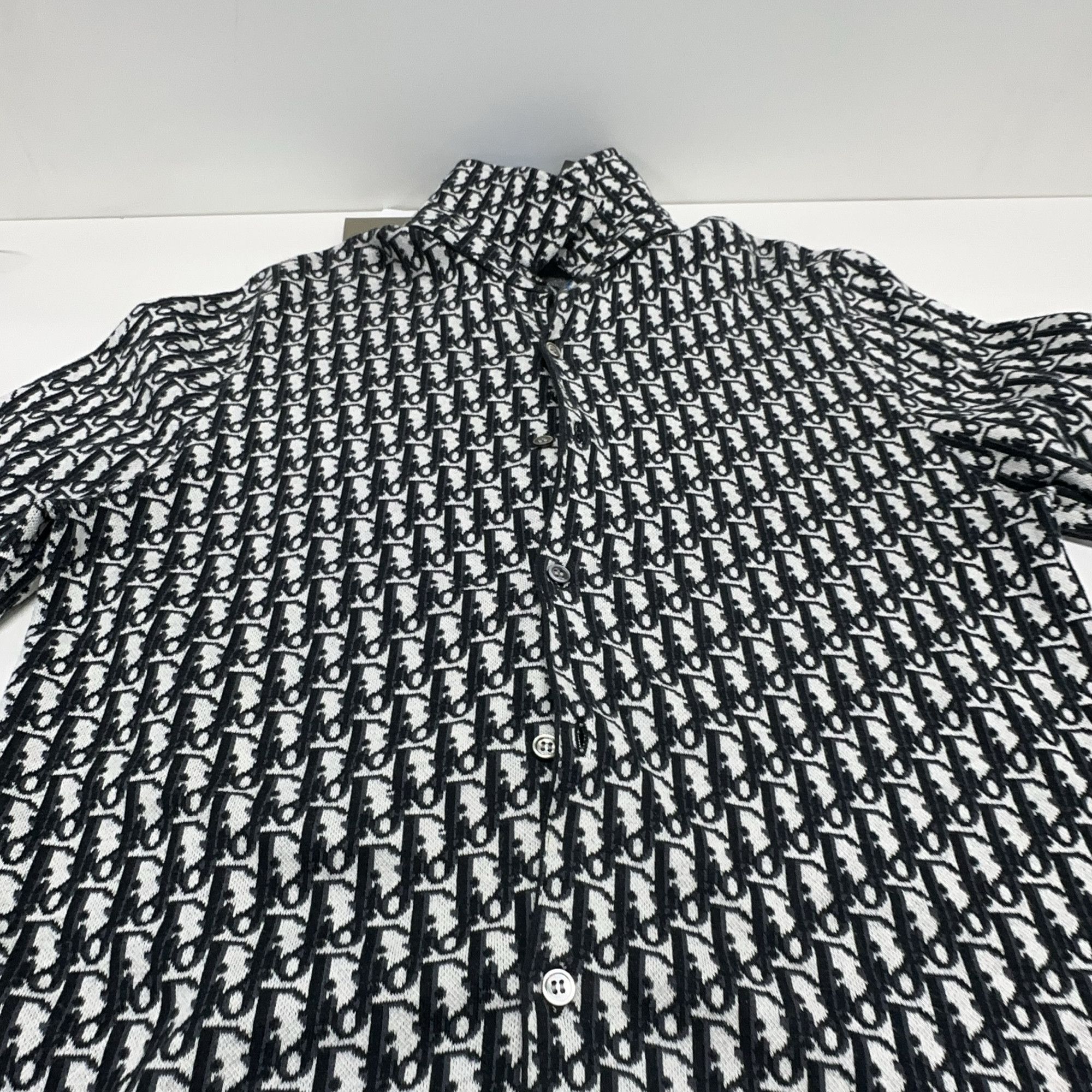 Dior Dior Oblique Monogram Knit Shirt Size XXL Size US XXL / EU 58 / 5 - 7 Thumbnail