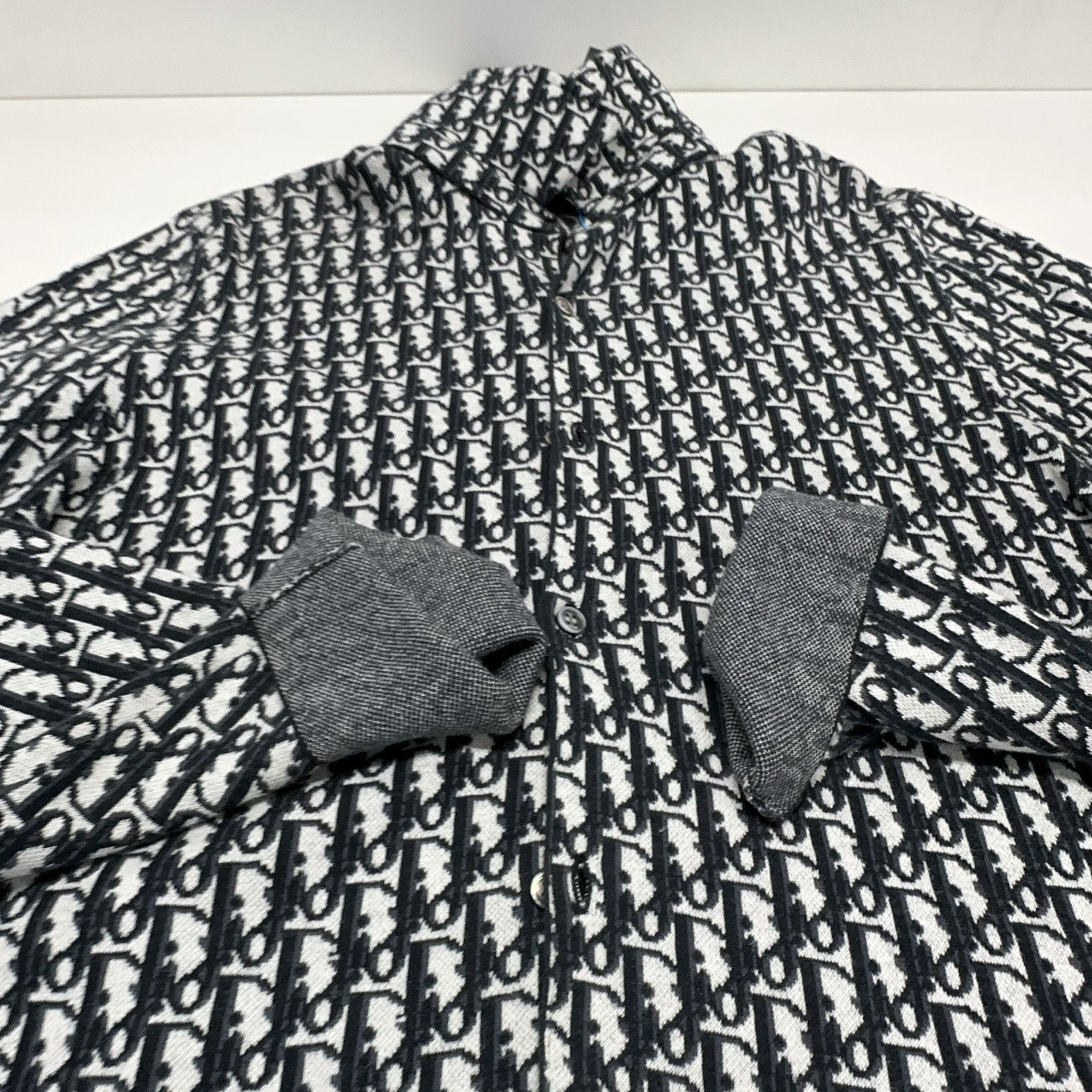 Dior Dior Oblique Monogram Knit Shirt Size XXL Size US XXL / EU 58 / 5 - 11 Thumbnail