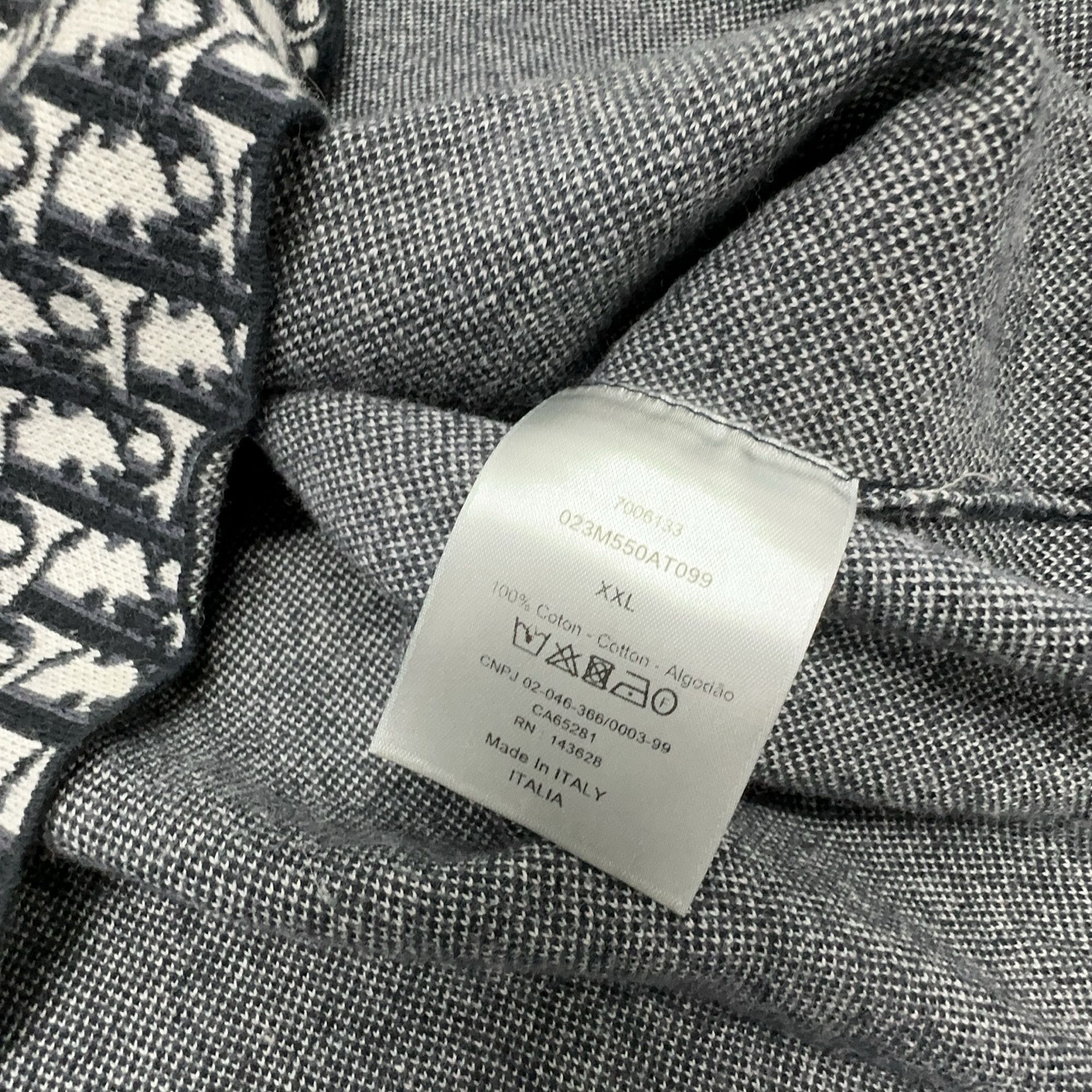 Dior Dior Oblique Monogram Knit Shirt Size XXL Size US XXL / EU 58 / 5 - 5 Thumbnail