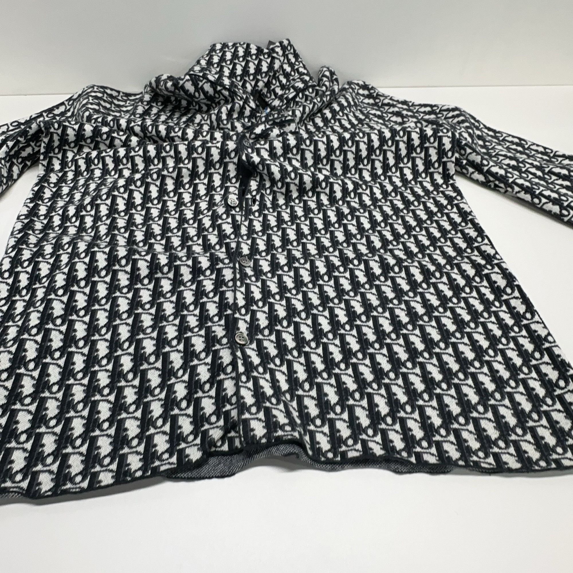 Dior Dior Oblique Monogram Knit Shirt Size XXL Size US XXL / EU 58 / 5 - 8 Thumbnail