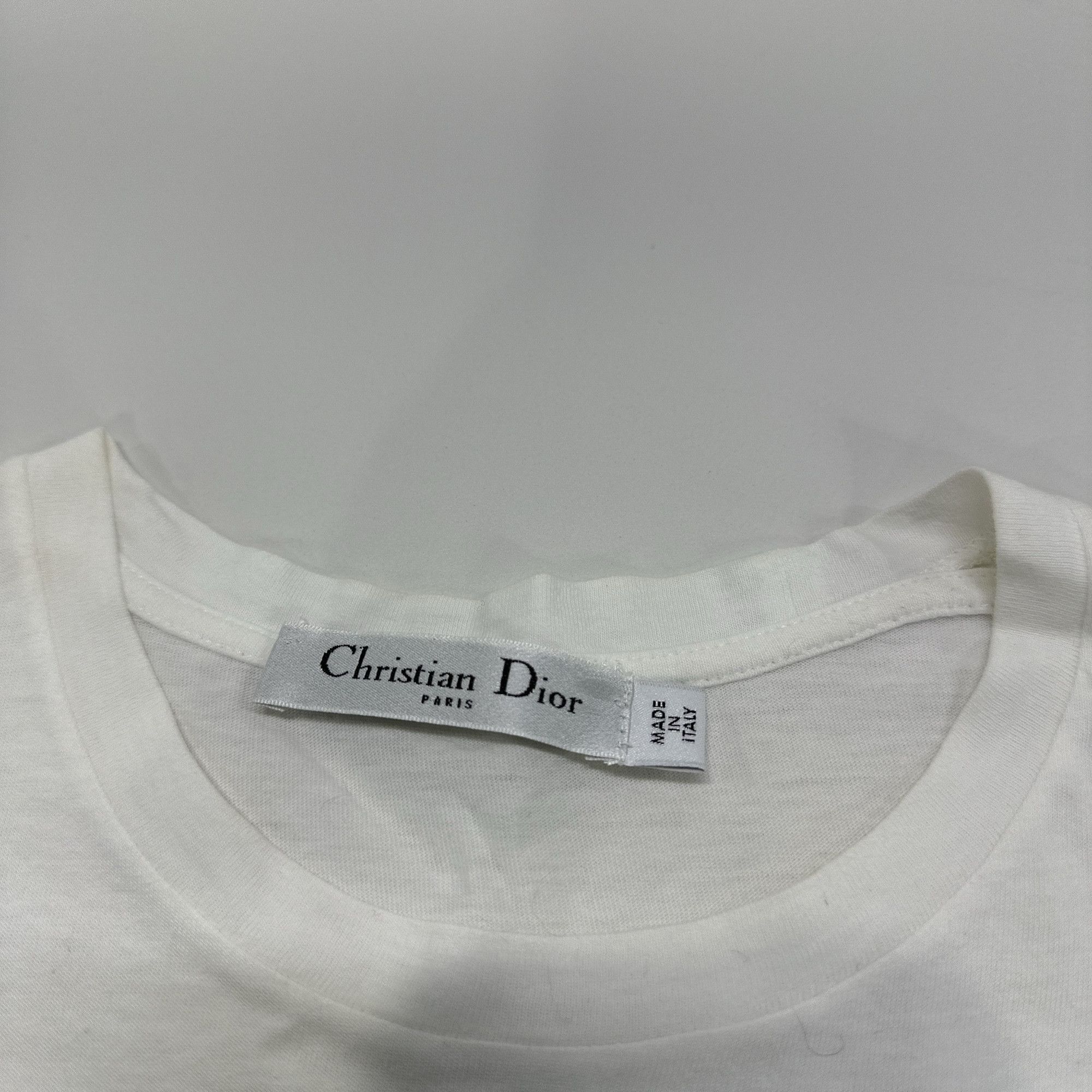Dior Dior Logo Stripe Cotton T-Shirt XS Size US XS / EU 42 / 0 - 3 Thumbnail