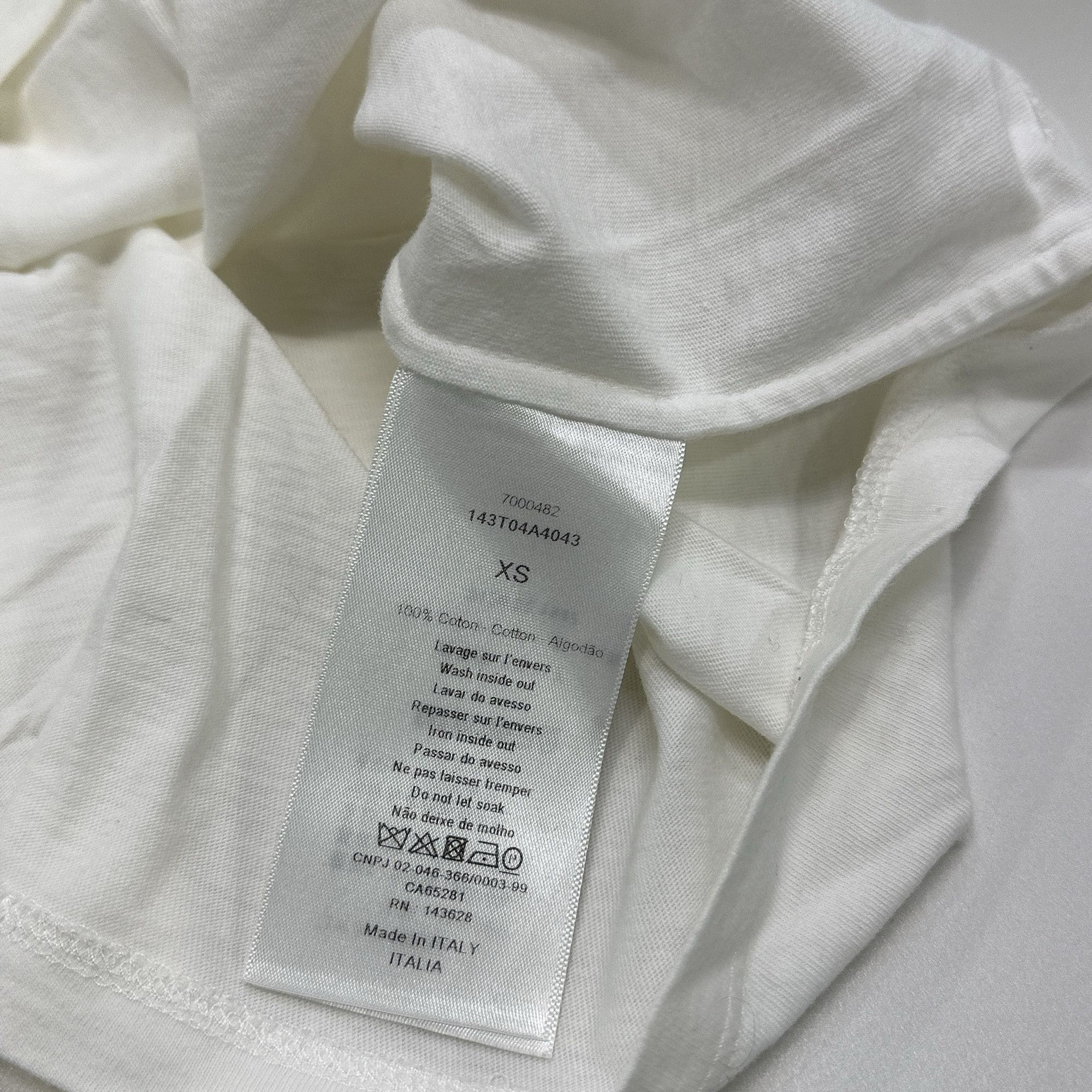 Dior Dior Logo Stripe Cotton T-Shirt XS Size US XS / EU 42 / 0 - 4 Thumbnail