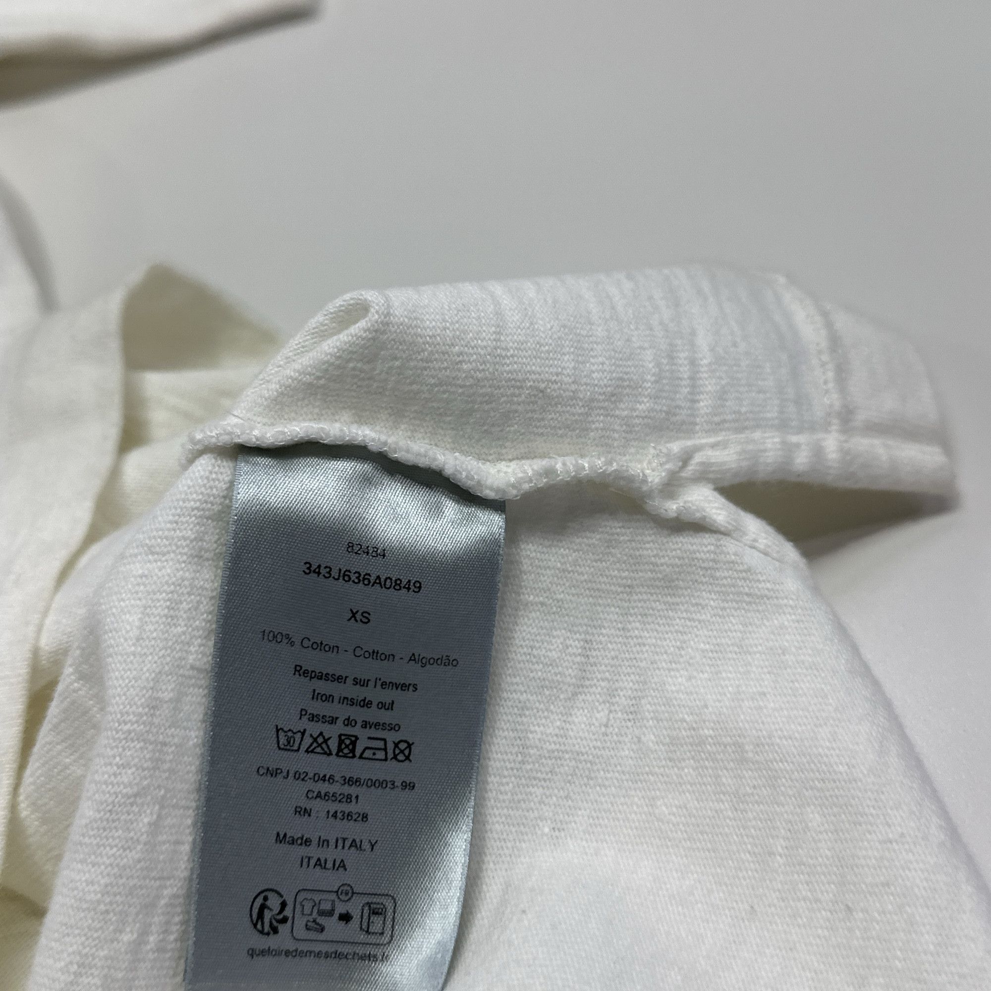 Dior Dior Couture Distressed Logo T-Shirt XS Size US XS / EU 42 / 0 - 5 Thumbnail