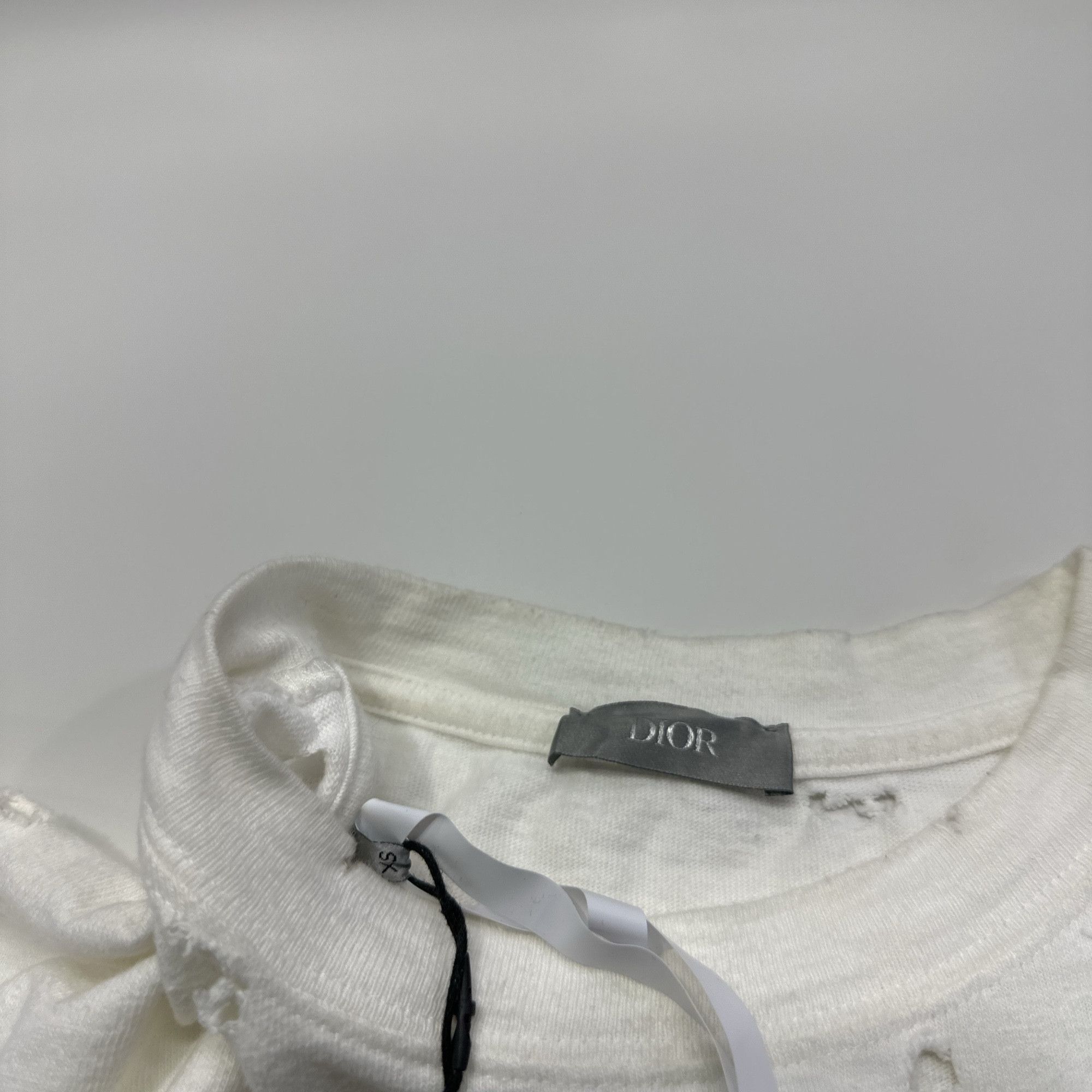 Dior Dior Couture Distressed Logo T-Shirt XS Size US XS / EU 42 / 0 - 4 Thumbnail