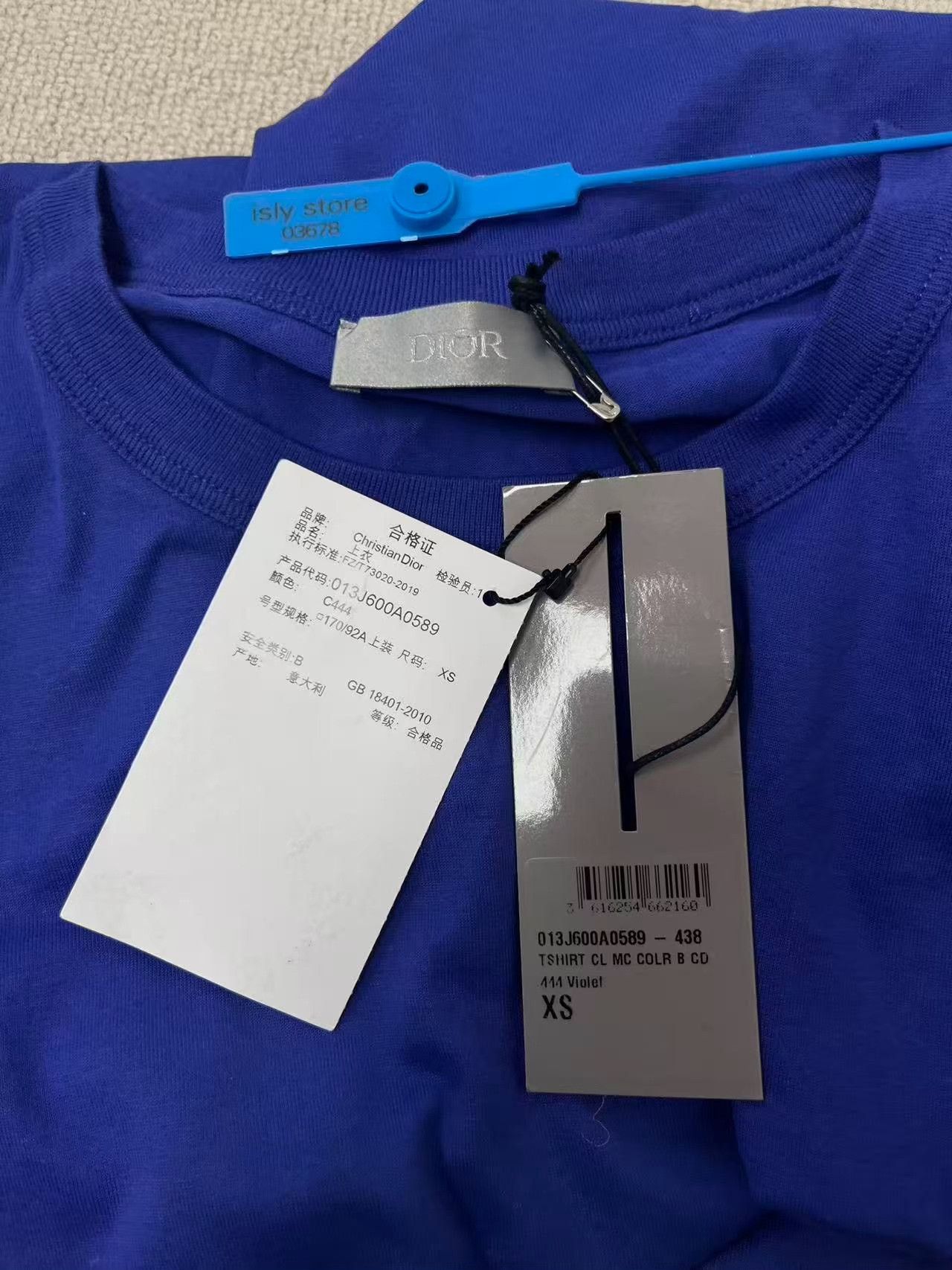 Dior Dior Embroidered Logo T-Shirt XS Size US XS / EU 42 / 0 - 6 Thumbnail
