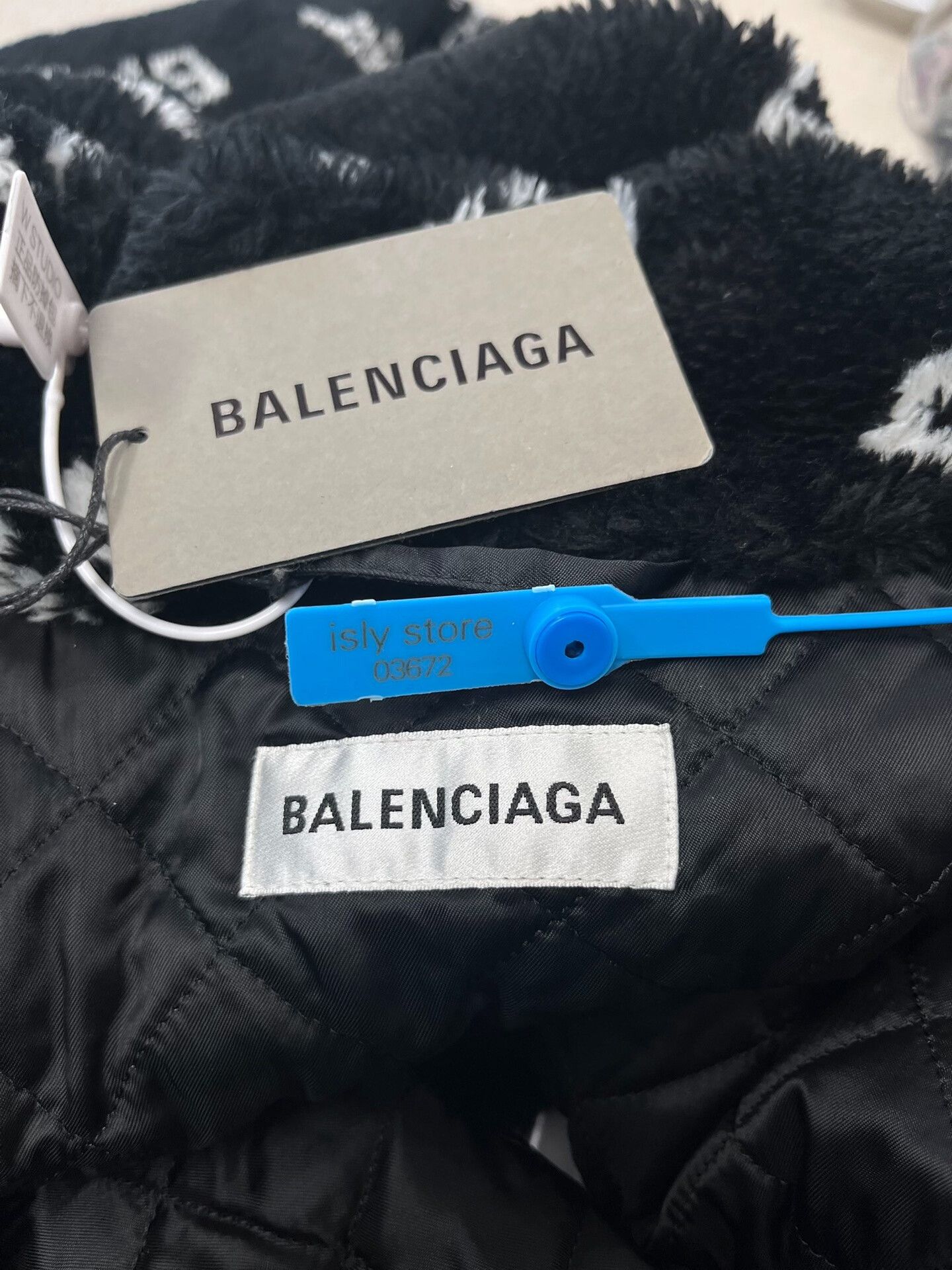 Balenciaga Balenciaga Logo Faux Fur Jacket 34 Size XS / US 0-2 / IT 36-38 - 5 Thumbnail
