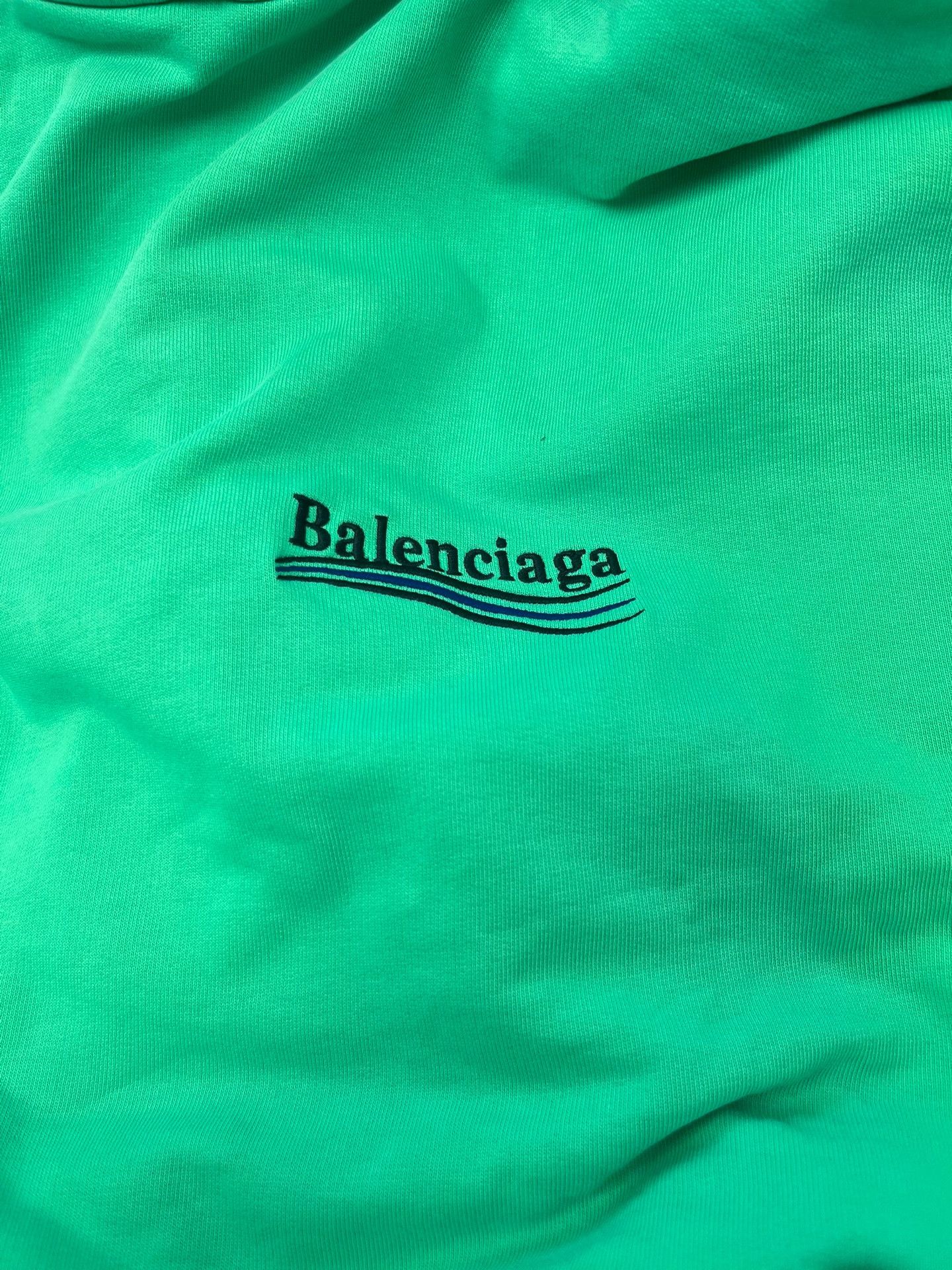 Balenciaga Balenciaga Wave Logo Print Hoodie Size 2 Size US M / EU 48-50 / 2 - 4 Thumbnail