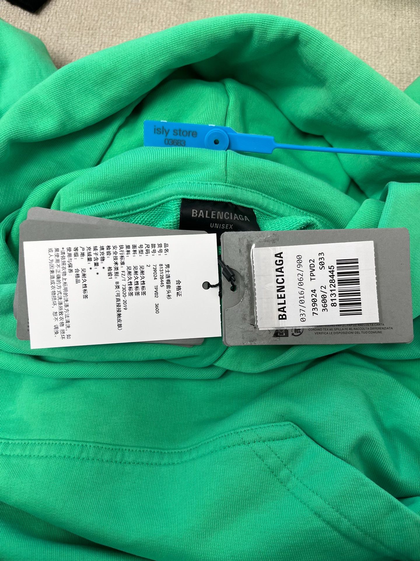 Balenciaga Balenciaga Wave Logo Print Hoodie Size 2 Size US M / EU 48-50 / 2 - 5 Thumbnail