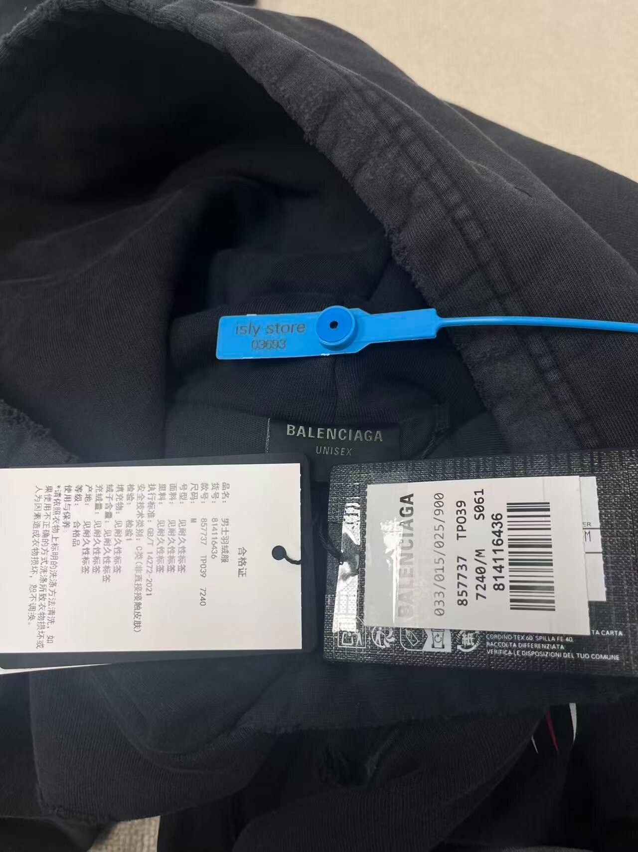 Balenciaga Balenciaga Distressed Political Logo Hoodie M Size US M / EU 48-50 / 2 - 5 Thumbnail