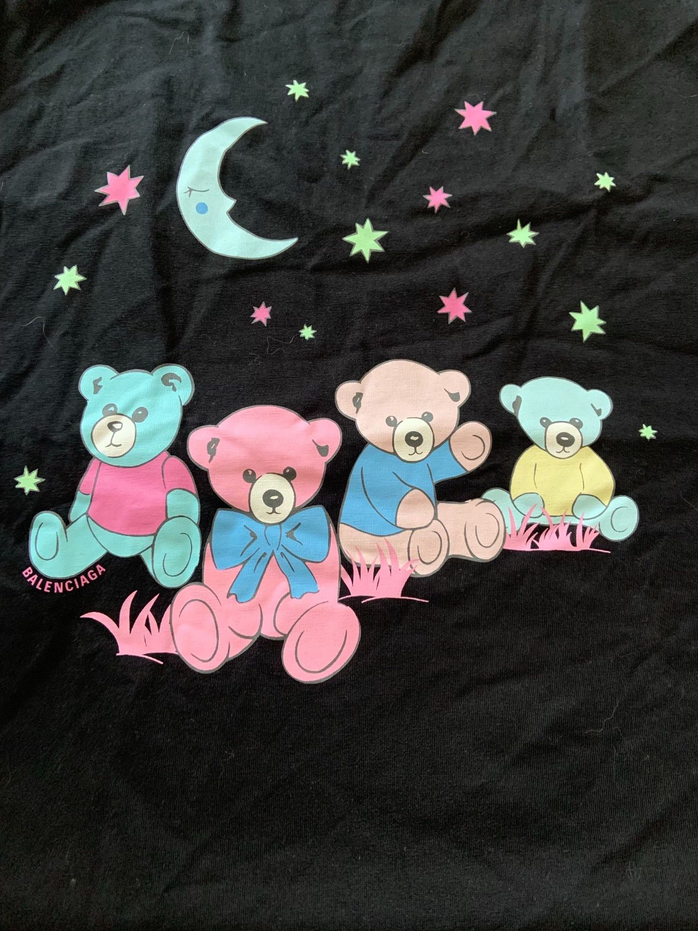 Balenciaga Balenciaga Bear Graphic T-Shirt L Size L / US 10 / IT 46 - 4 Thumbnail