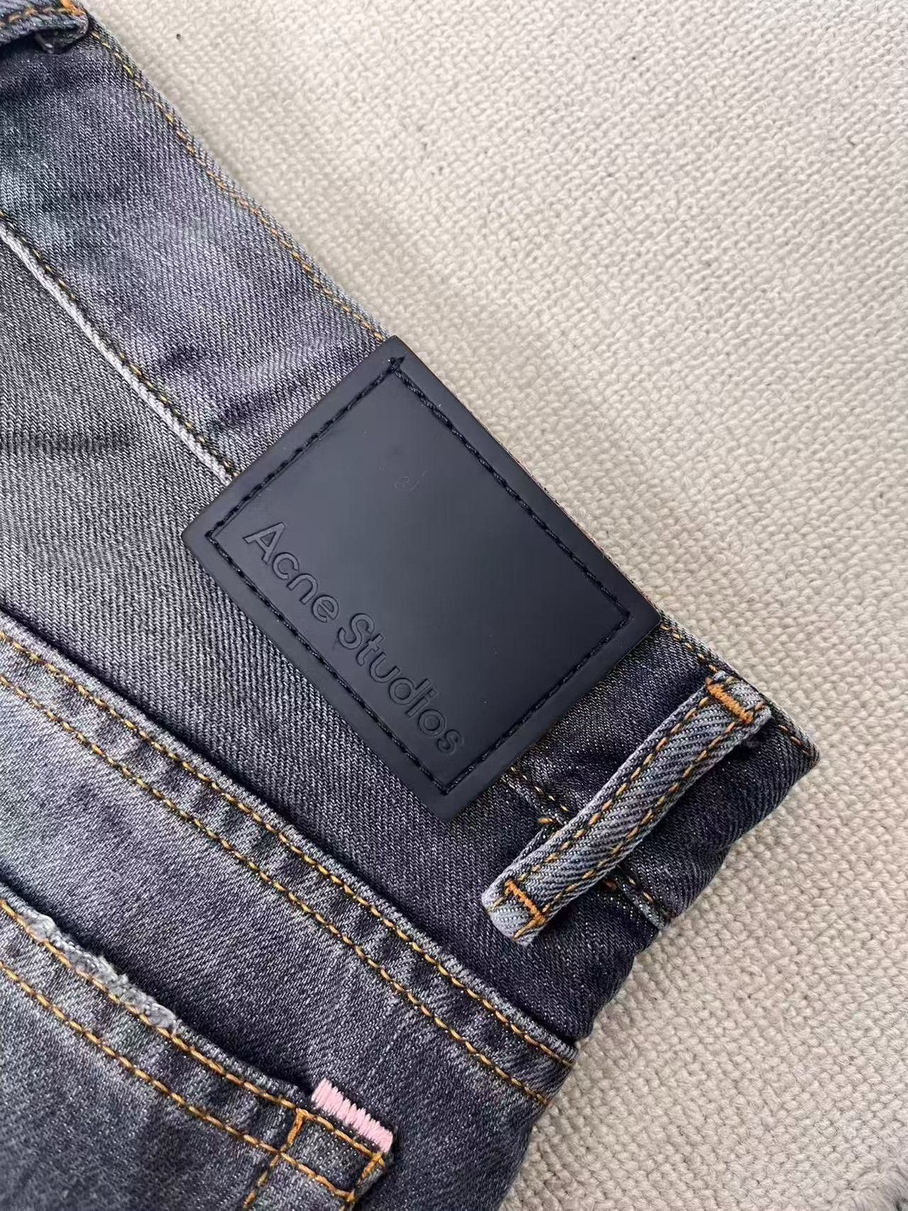 Acne Studios Acne Studios Faded Black Wide Leg Jeans 29 Size US 29 - 4 Thumbnail