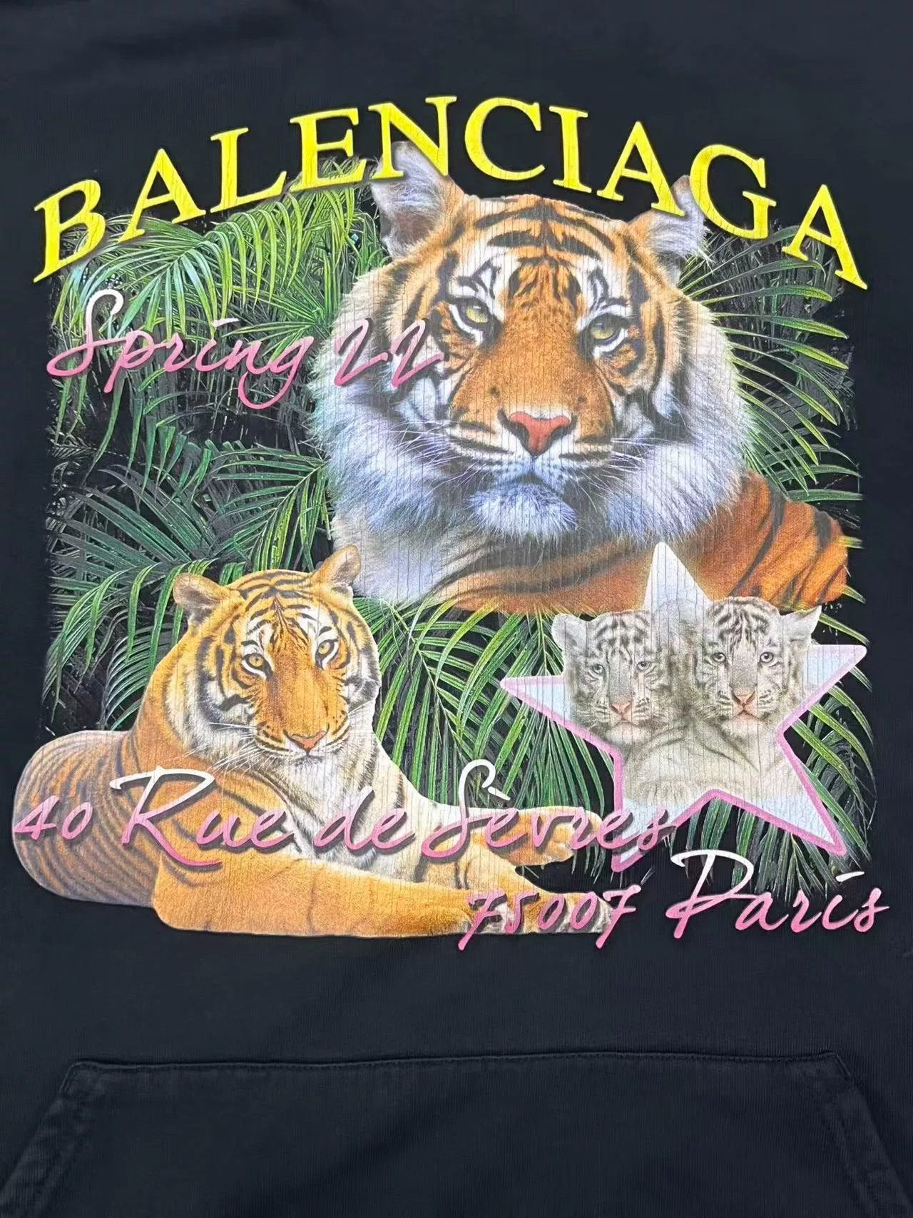 Balenciaga Balenciaga Tiger Print Spring 22 Hoodie Size 1 Size US S / EU 44-46 / 1 - 4 Thumbnail