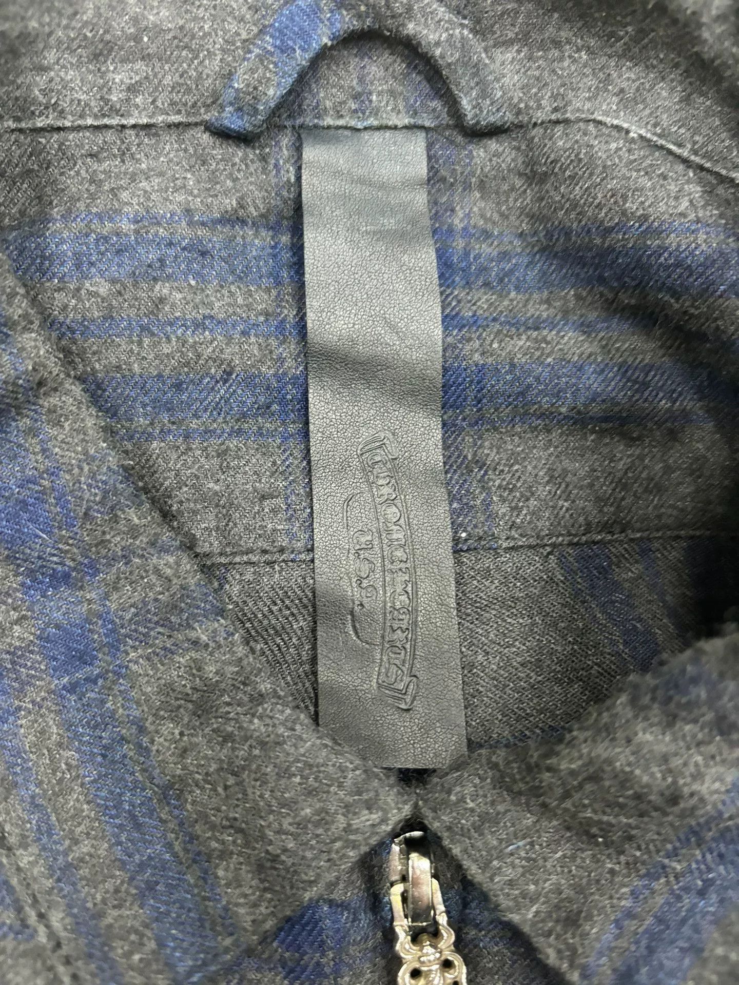 Chrome Hearts Chrome Hearts Plaid Dagger Zip Jacket Size L Size US L / EU 52-54 / 3 - 4 Thumbnail