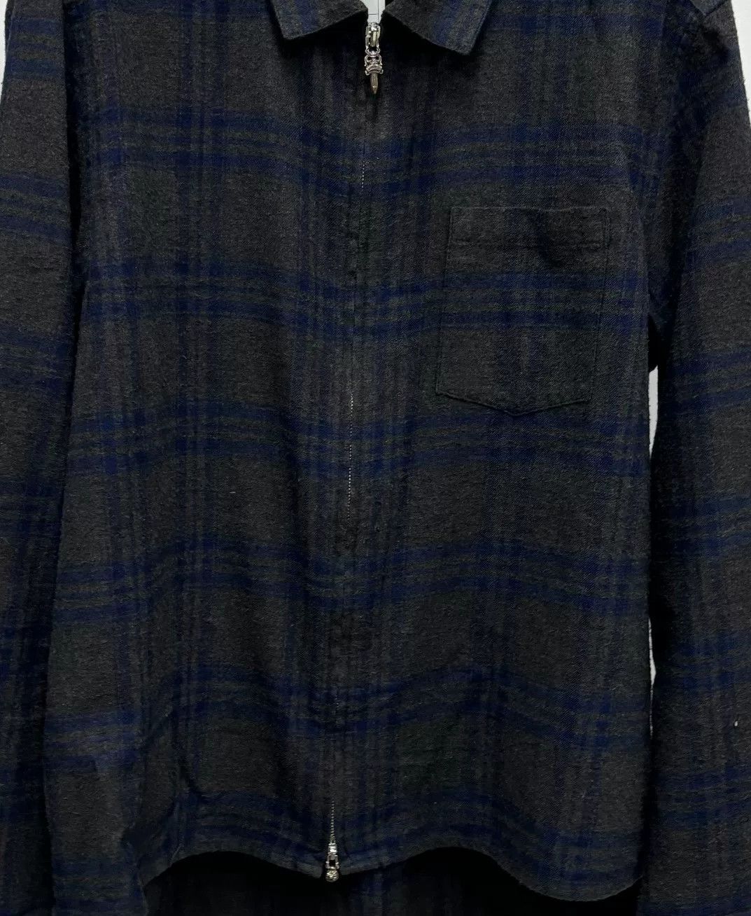 Chrome Hearts Chrome Hearts Plaid Dagger Zip Jacket Size L Size US L / EU 52-54 / 3 - 6 Thumbnail