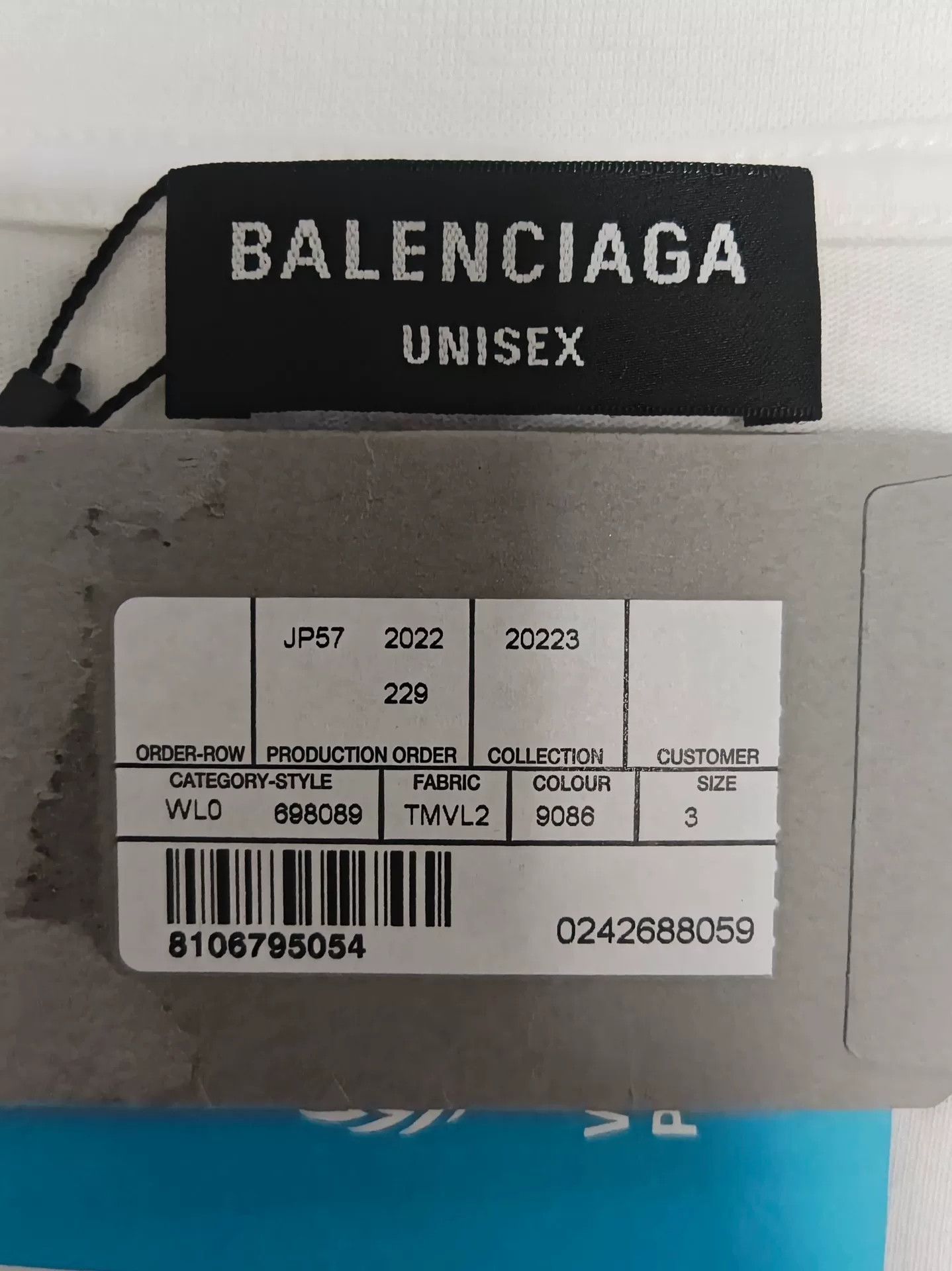 Balenciaga Balenciaga WFP Double Layer Long Sleeve T-Shirt Size 3 Size US L / EU 52-54 / 3 - 6 Thumbnail