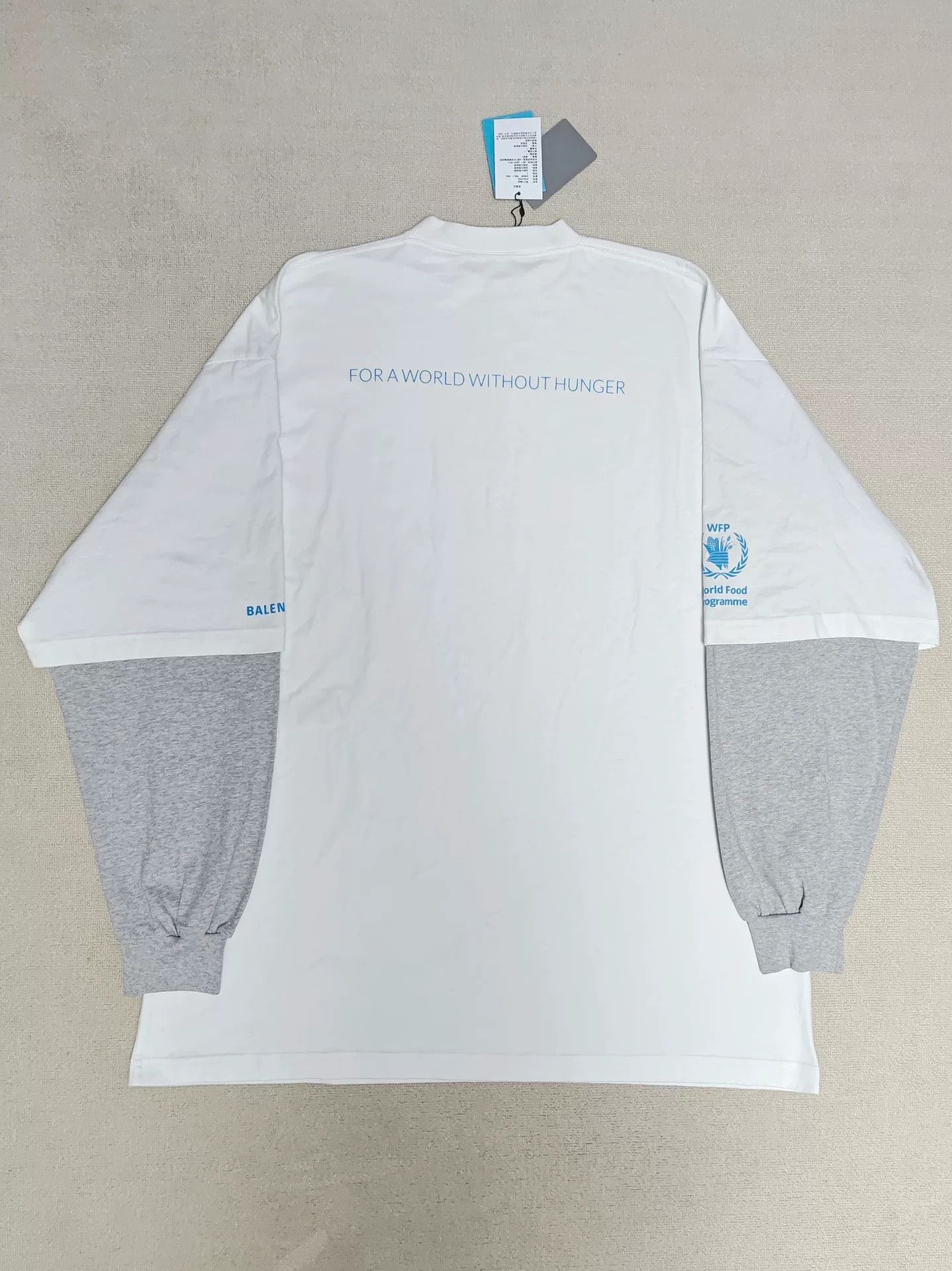 Balenciaga Balenciaga WFP Double Layer Long Sleeve T-Shirt Size 3 Size US L / EU 52-54 / 3 - 3 Thumbnail
