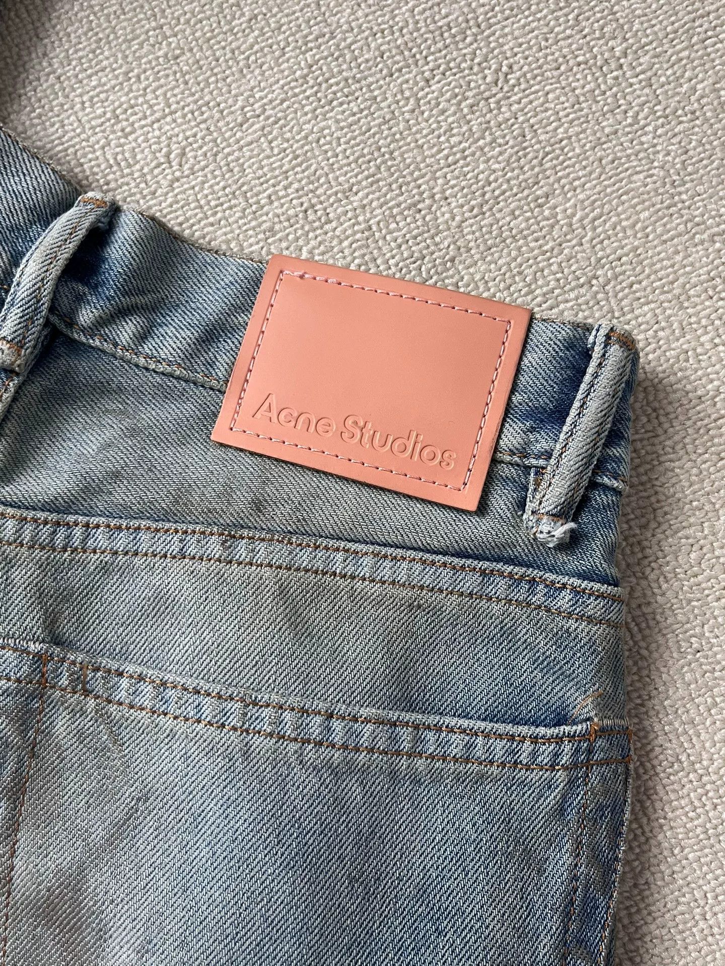 Acne Studios Acne Studios FW23 Dirty Wash Distressed Jeans 23 Size 23" - 4 Thumbnail