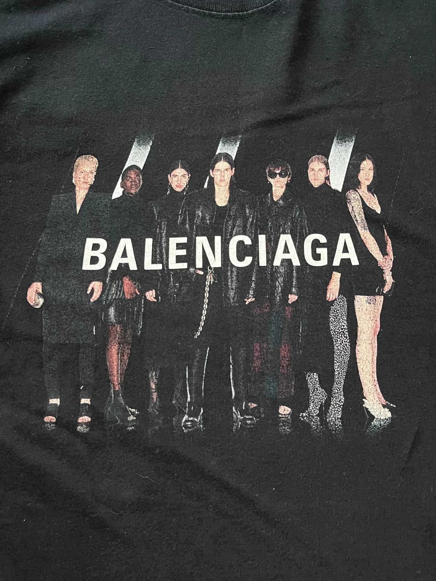 Balenciaga Balenciaga Crew Graphic Print T-Shirt L Size US L / EU 52-54 / 3 - 4 Thumbnail