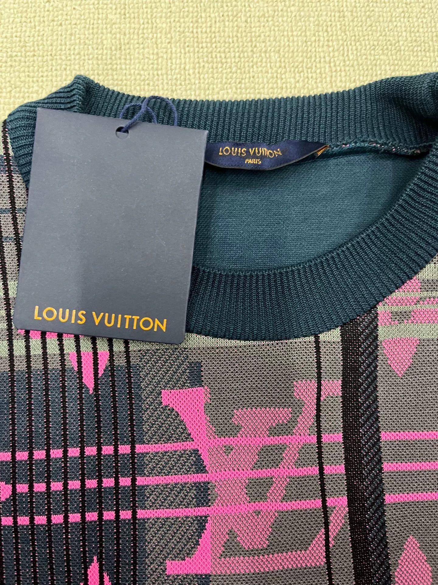 Louis Vuitton Louis Vuitton Monogram Print Sweatshirt M Size US M / EU 48-50 / 2 - 5 Thumbnail