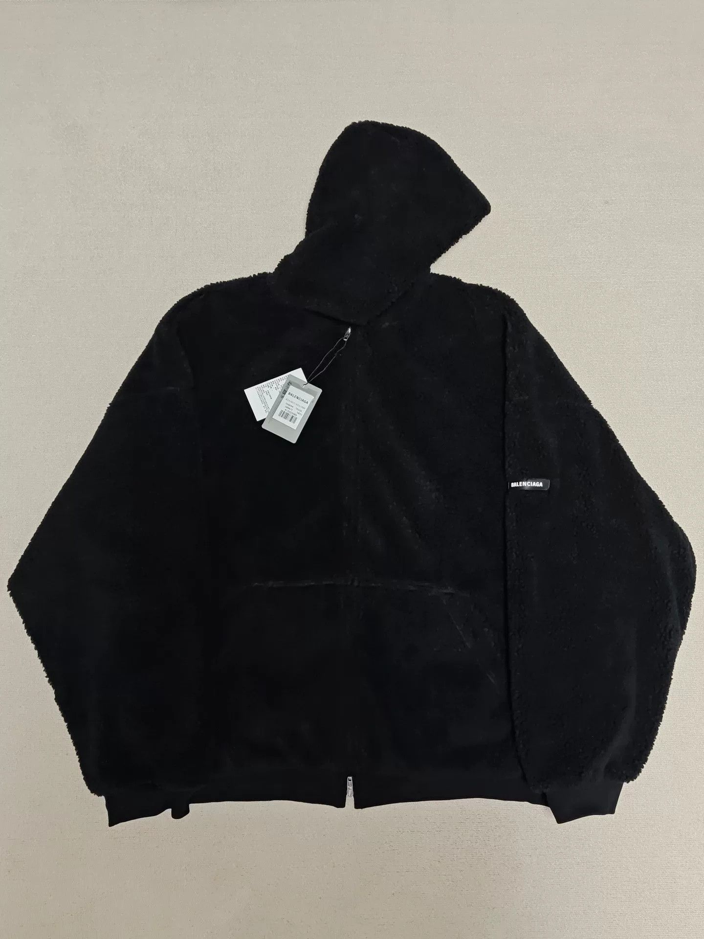 Balenciaga Balenciaga Teddy Fleece Zip Hoodie Size 5 Size US XXL / EU 58 / 5 - 2 Thumbnail