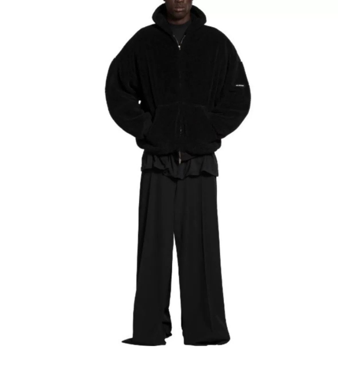 Balenciaga Balenciaga Teddy Fleece Zip Hoodie Size 5 Size US XXL / EU 58 / 5 - 3 Thumbnail