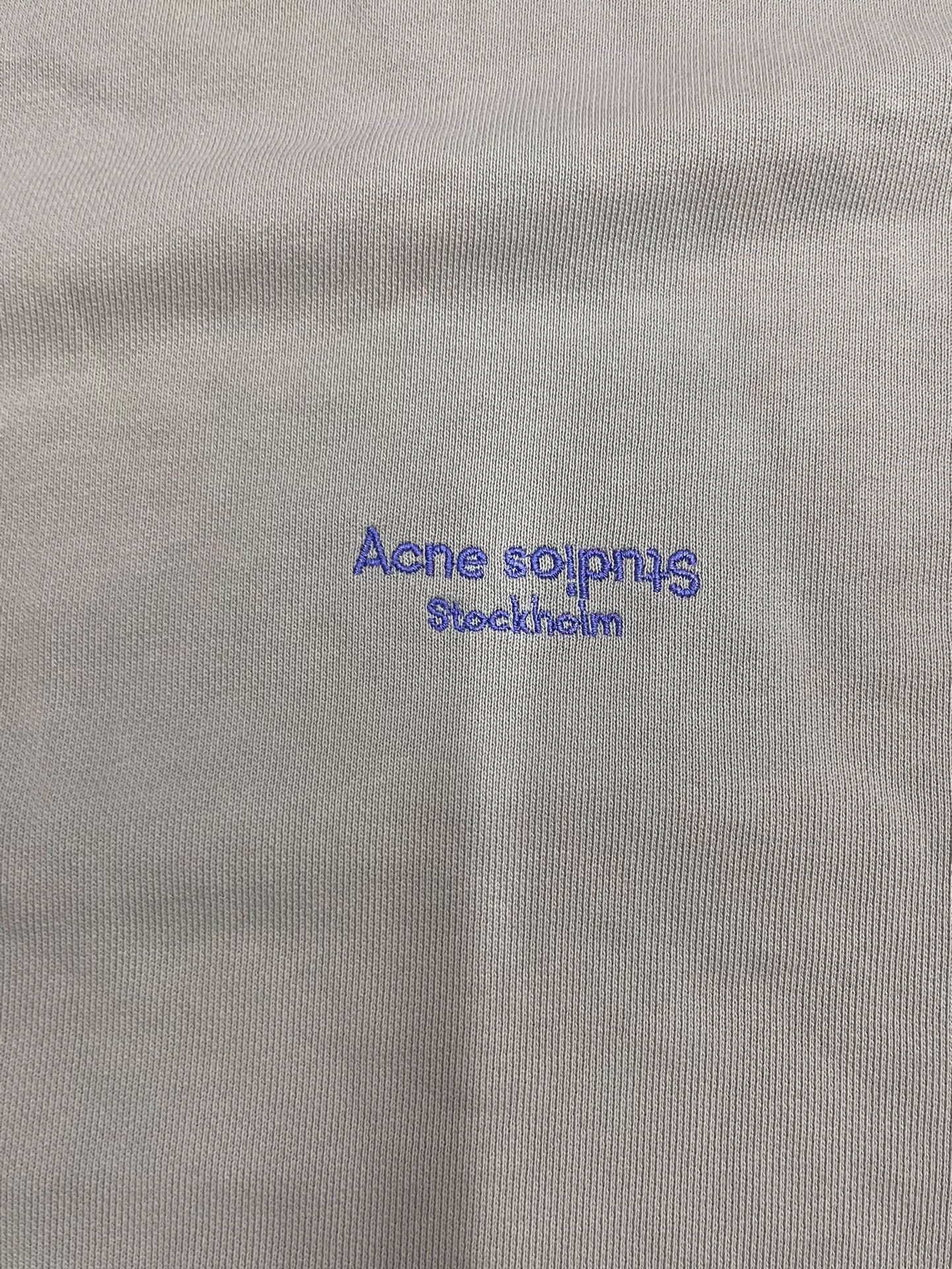 Acne Studios Acne Studios Embroidered Logo Sweatshirt XXS Size US XXS / EU 40 - 4 Thumbnail