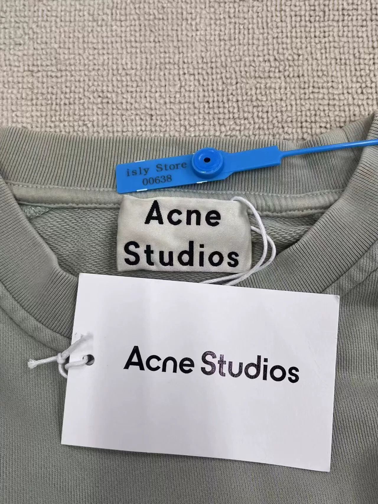 Acne Studios Acne Studios Embroidered Logo Sweatshirt XXS Size US XXS / EU 40 - 6 Thumbnail