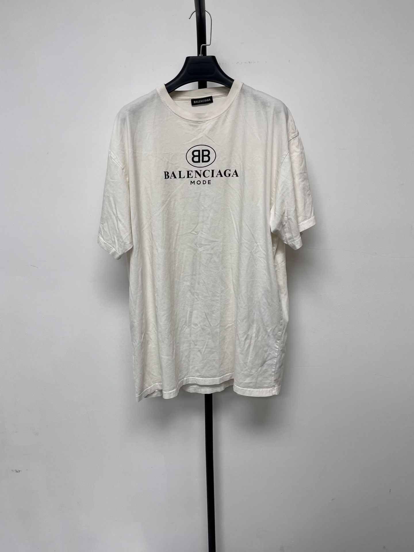 Balenciaga Balenciaga BB Mode Logo Print T-Shirt M Size US M / EU 48-50 / 2 - 2 Thumbnail