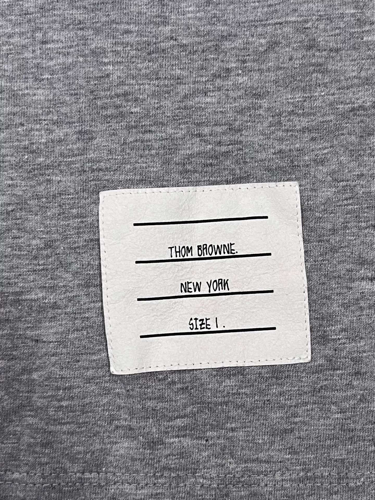 Thom Browne Thom Browne Tricolor Detail Cotton T-Shirt Size 1 Size US S / EU 44-46 / 1 - 4 Thumbnail