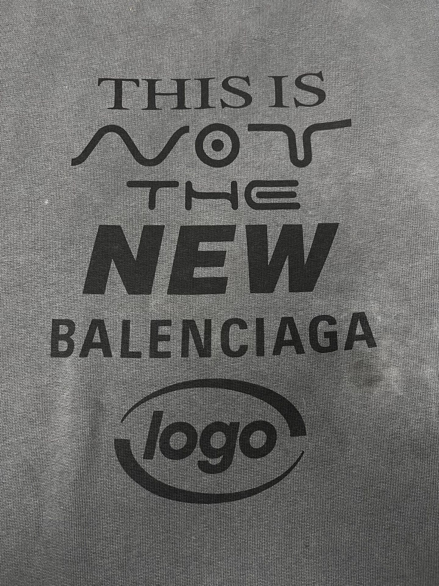 Balenciaga Balenciaga Not The New Logo Sweatshirt XS Size US XS / EU 42 / 0 - 4 Thumbnail