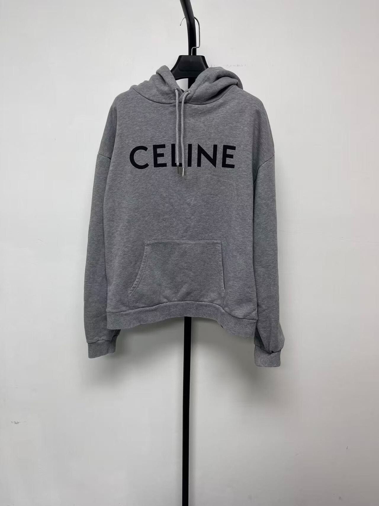 Celine CELINE Logo Print Hoodie XL Size US XL / EU 56 / 4 - 2 Thumbnail
