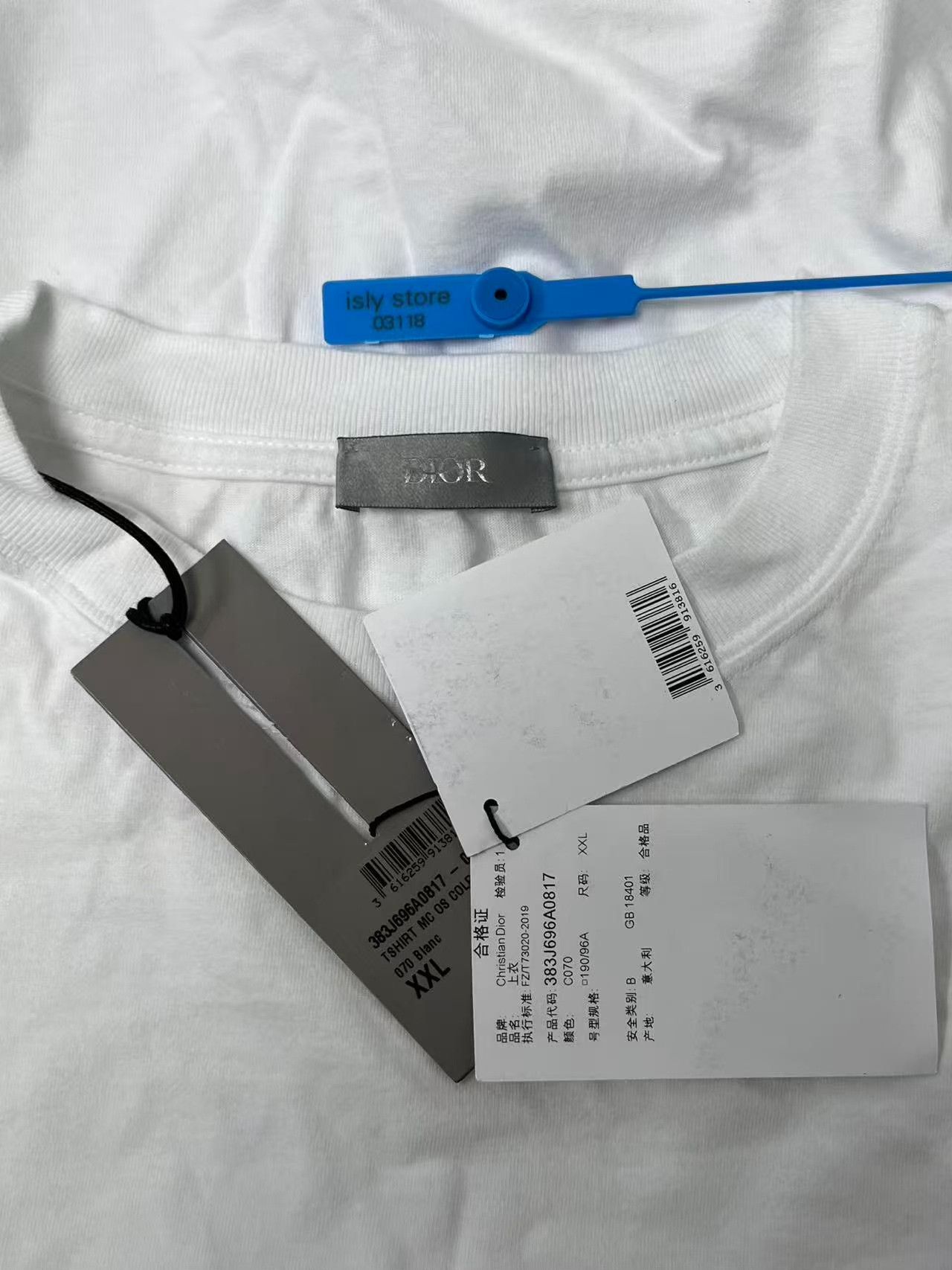 Dior Dior Christian Dior Couture Tonal Embroidery T-Shirt XXL Size US XXL / EU 58 / 5 - 6 Thumbnail