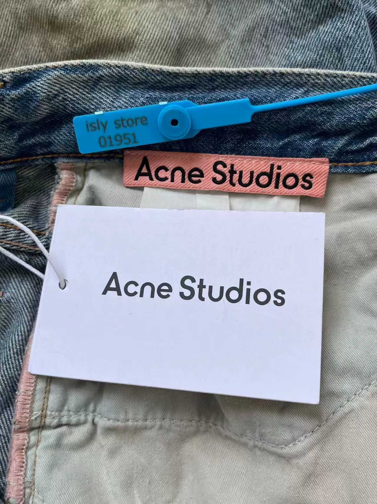 Acne Studios Acne Studios 2021M Dirty Wash Distressed Jeans 33 Size US 33 - 5 Thumbnail