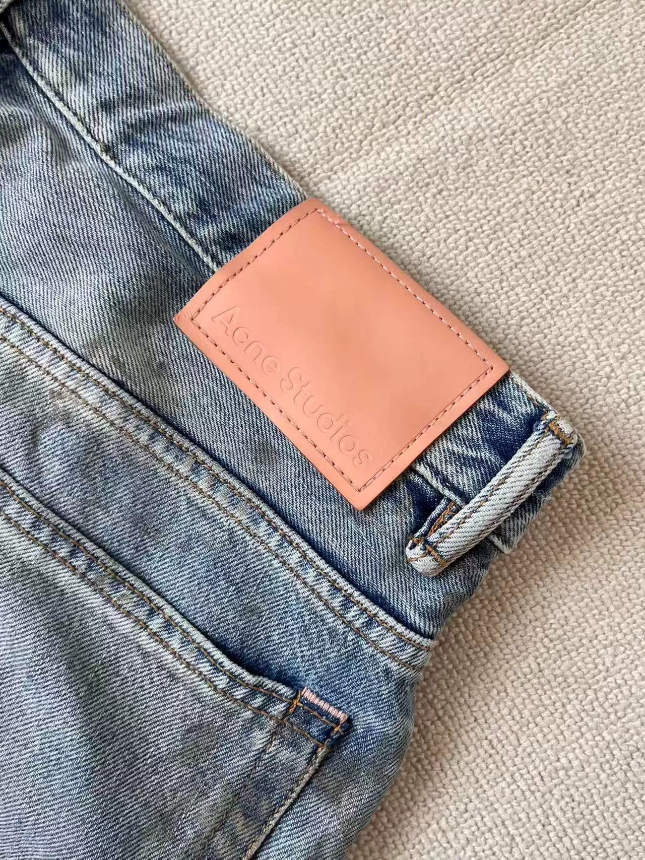 Acne Studios Acne Studios 2021M Dirty Wash Distressed Jeans 33 Size US 33 - 4 Thumbnail