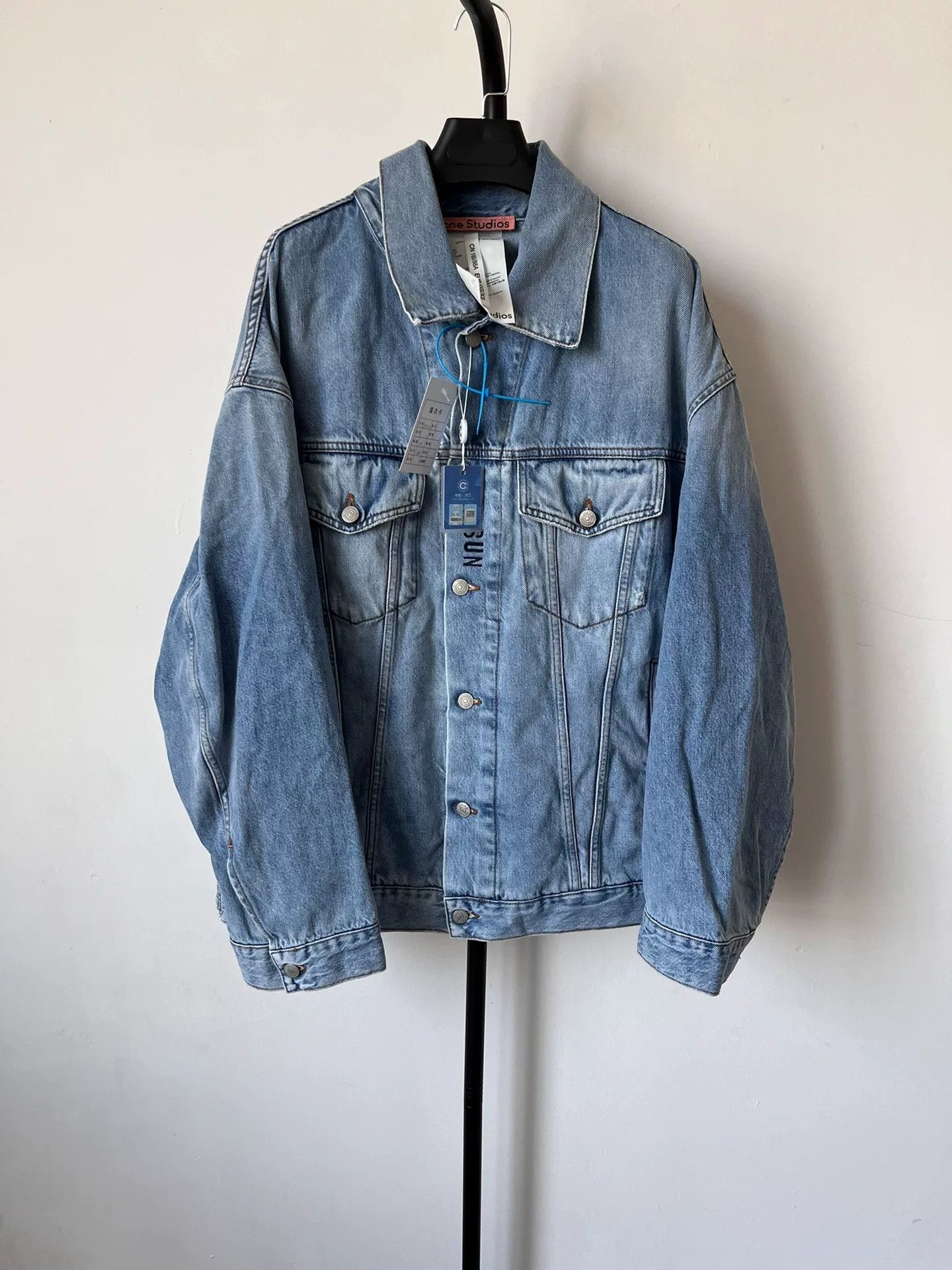 Acne Studios Acne Studios SUN Print Denim Jacket XS Size US XS / EU 42 / 0 - 2 Thumbnail