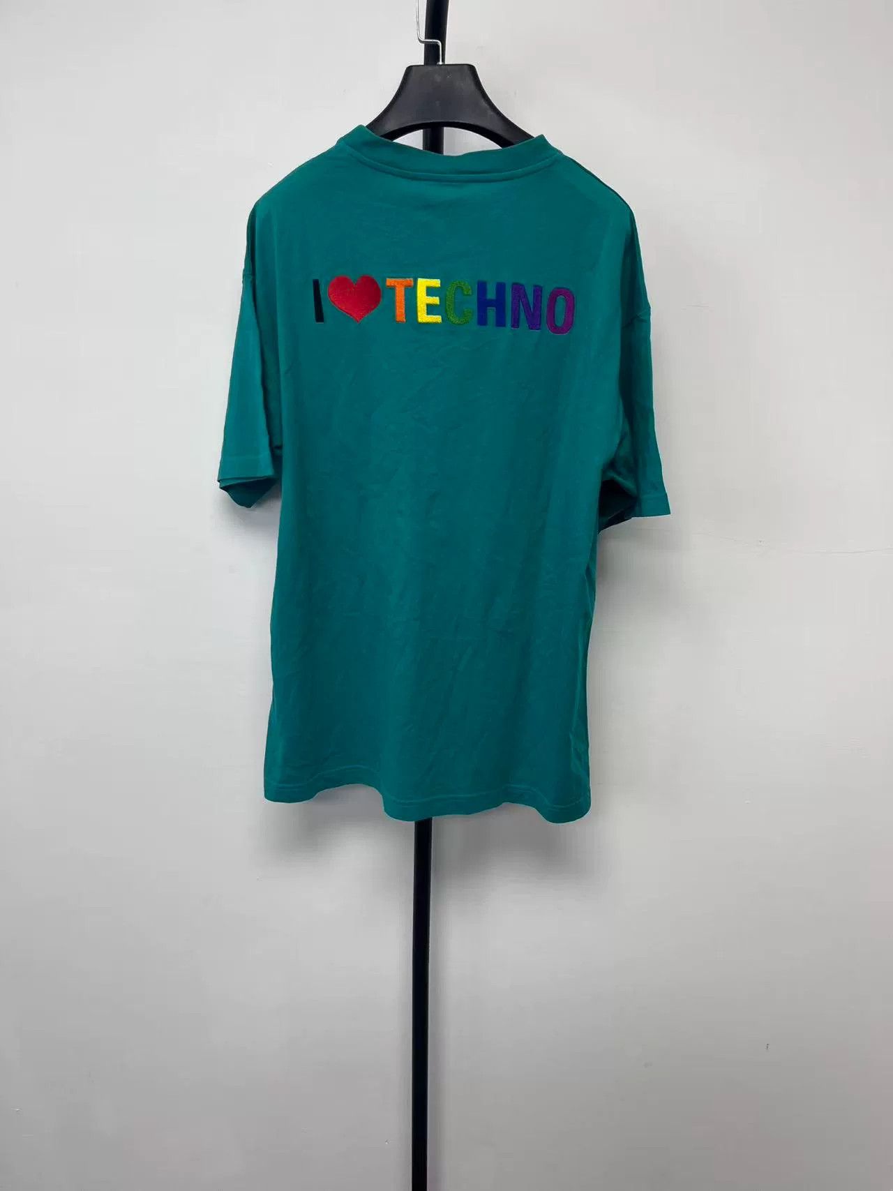 Balenciaga Balenciaga I Heart Techno Embroidered T-Shirt XS Size US XS / EU 42 / 0 - 2 Thumbnail