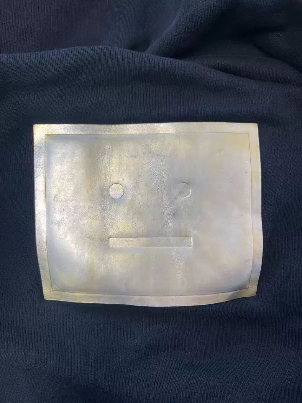 Acne Studios Acne Studios Metallic Face Logo Sweatshirt XL Size US XL / EU 56 / 4 - 4 Thumbnail
